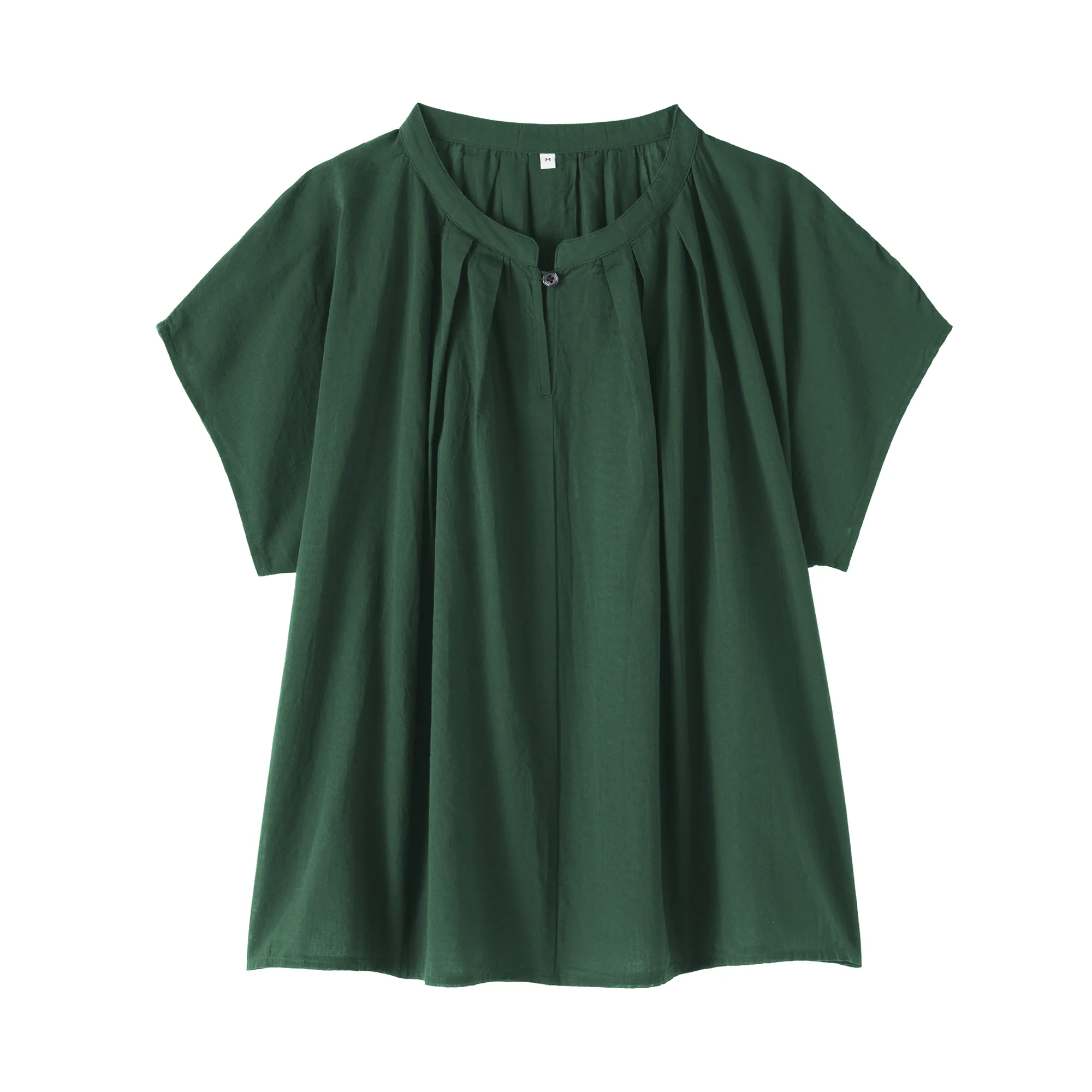 High-Twist Cotton Sheer Blouse - Image 2