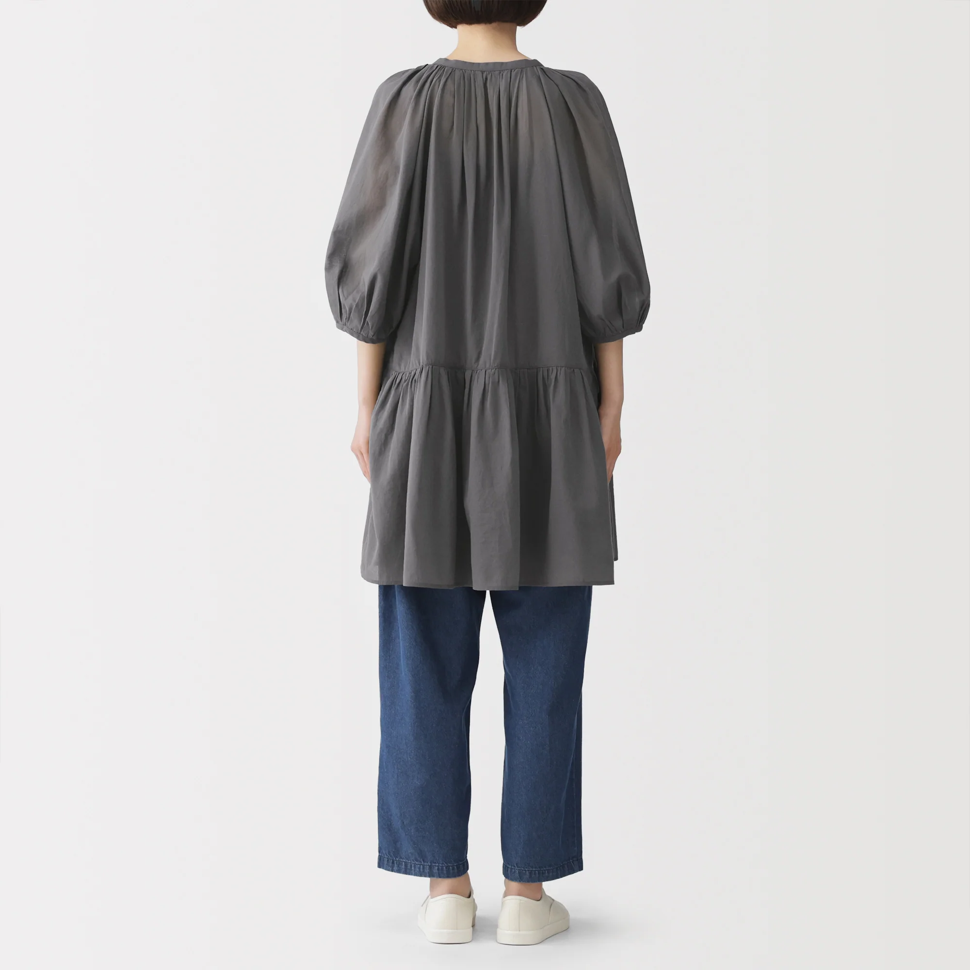 High-Twist Cotton Sheer Dress - Image 6