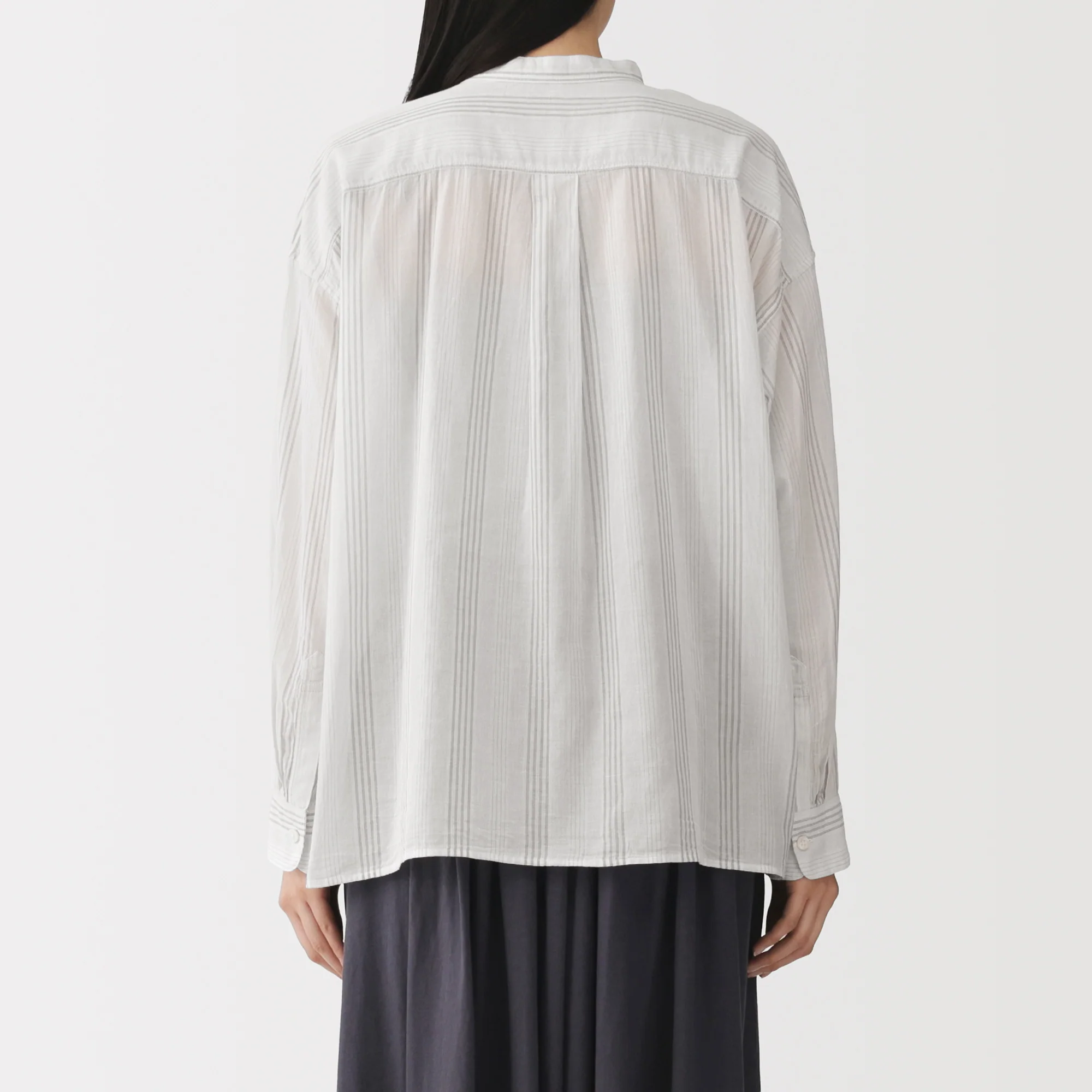High-Twist Cotton Sheer Shirt - Image 14