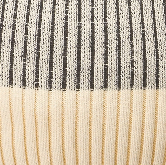 MUJI IDÉE Mini PUUF Cover - White x Black (Cushion Sold Separately) - Image 4