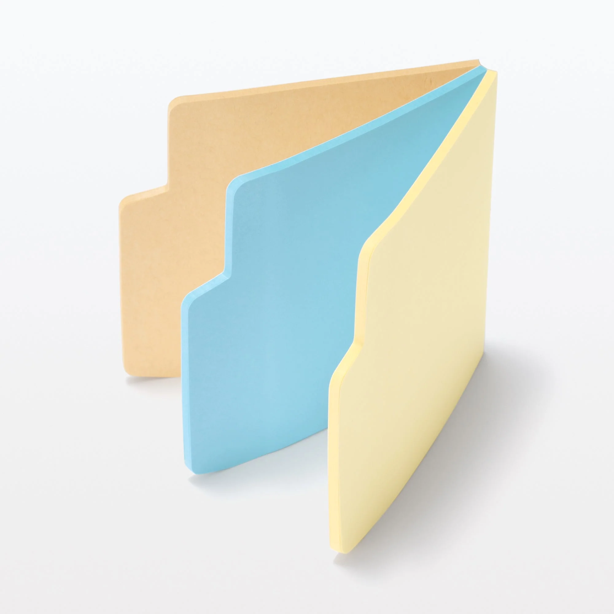 Index Tab Sticky Notes 3 Color Set 2.9 x 2.8" - Image 3
