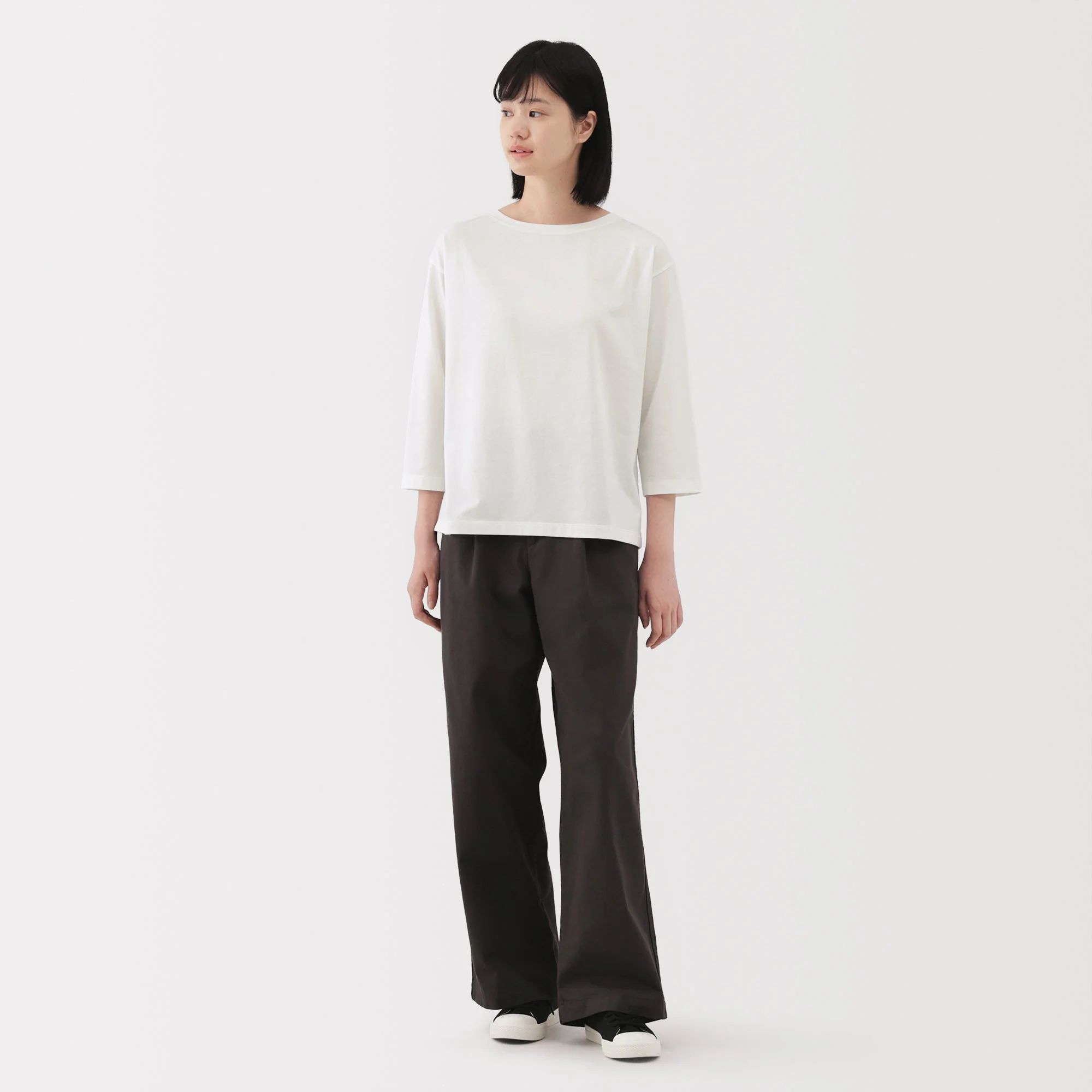 Jersey Boat Neck T-Shirt - Image 12