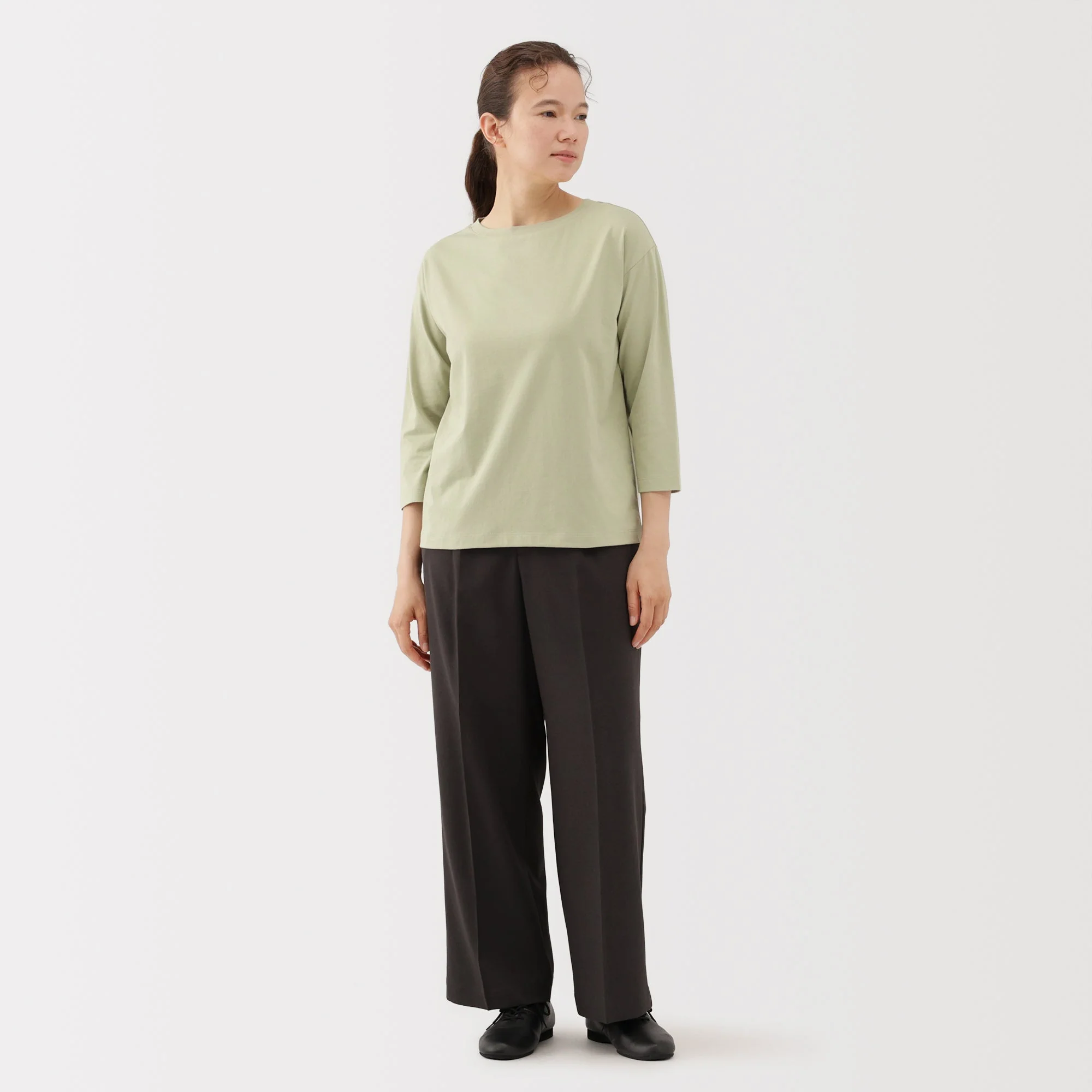 Jersey Boat Neck T-Shirt - Image 28