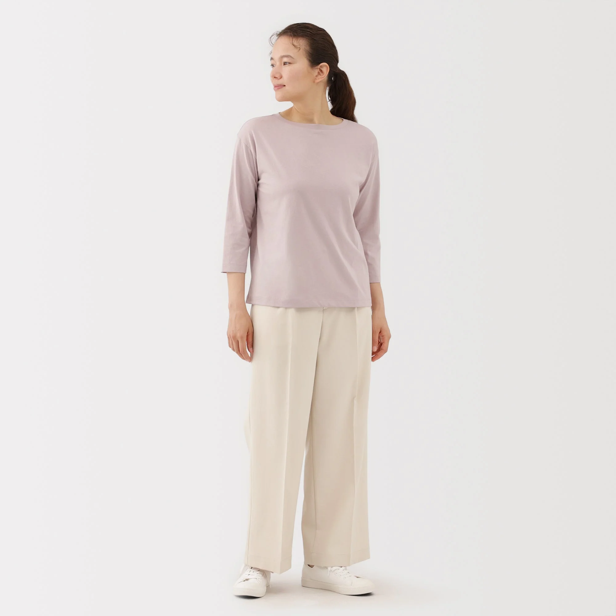 Jersey Boat Neck T-Shirt - Image 36