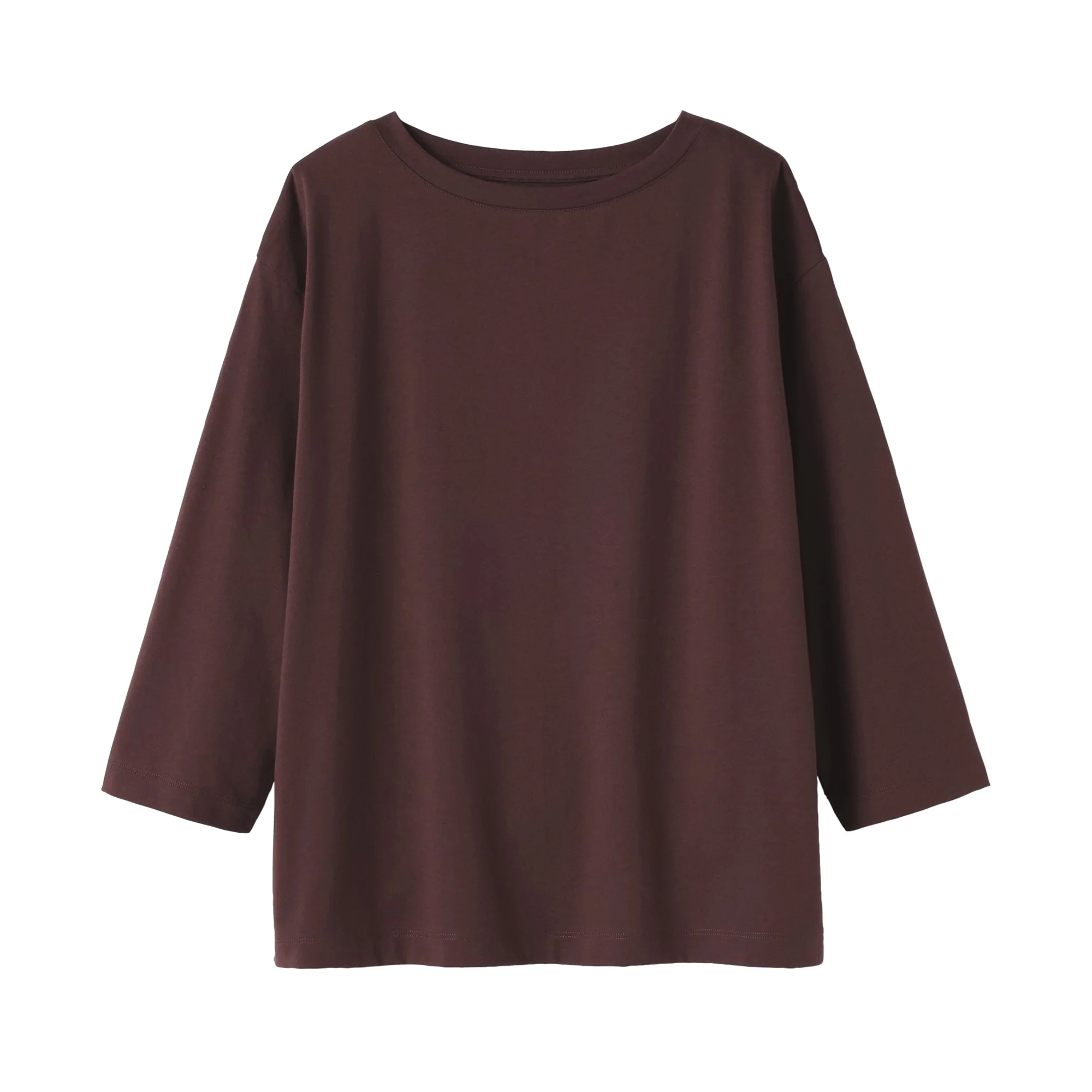 Jersey Boat Neck T-Shirt - Image 42