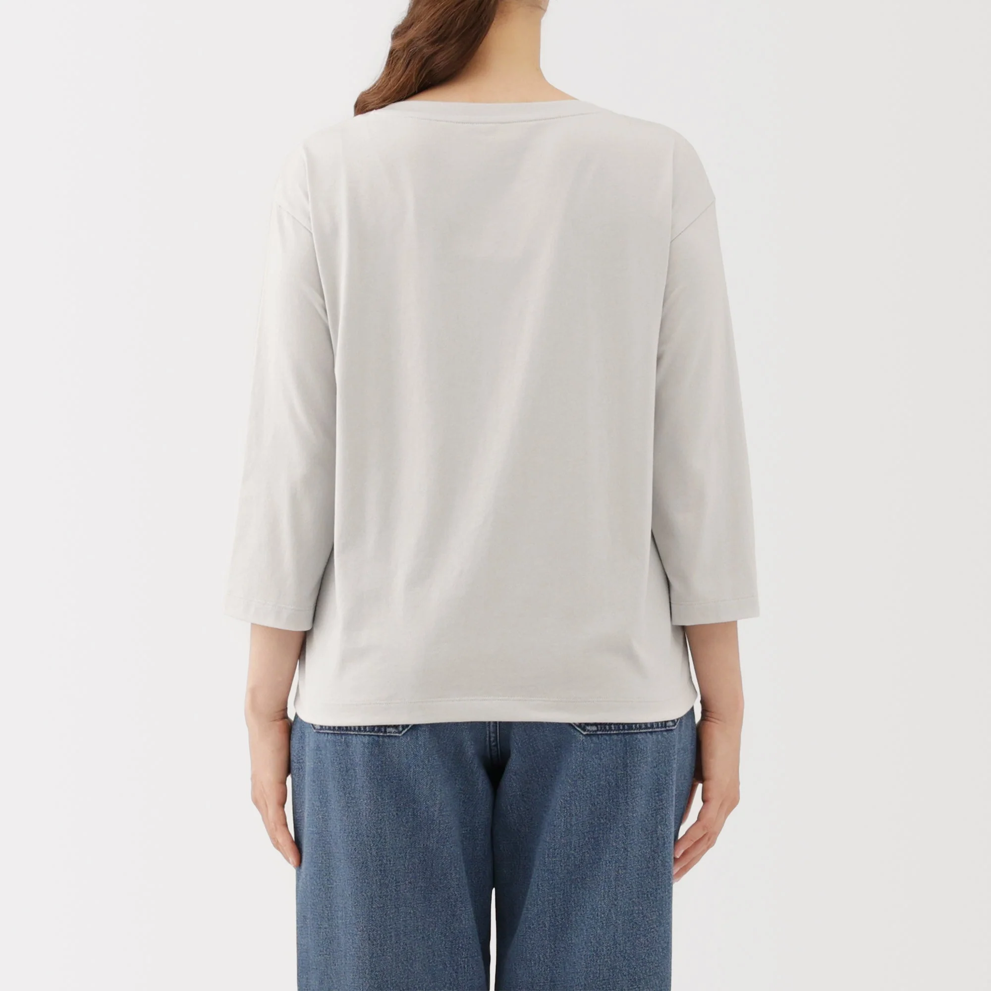 Jersey Boat Neck T-Shirt - Image 6