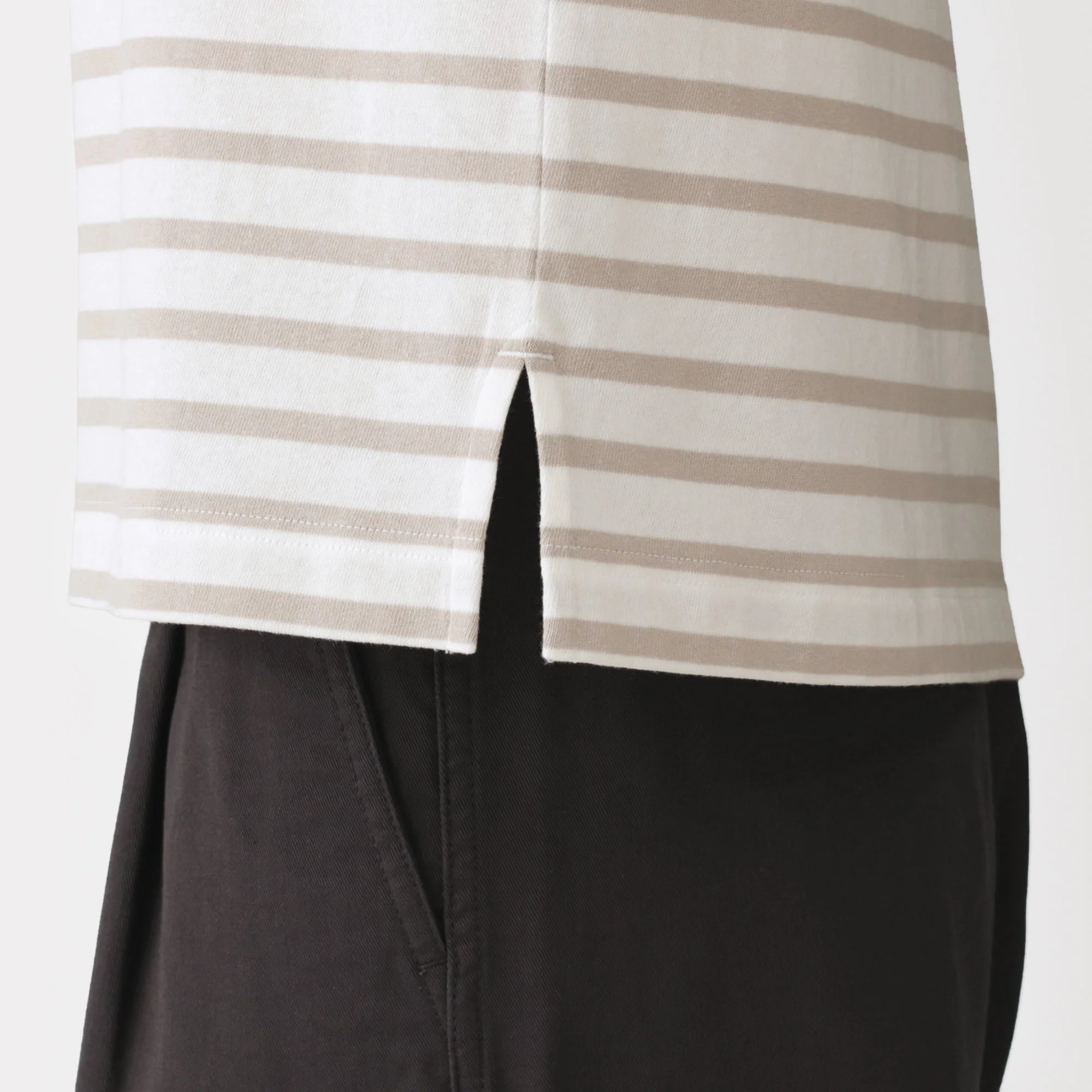 Cotton Jersey Boatneck T-Shirt - Image 24
