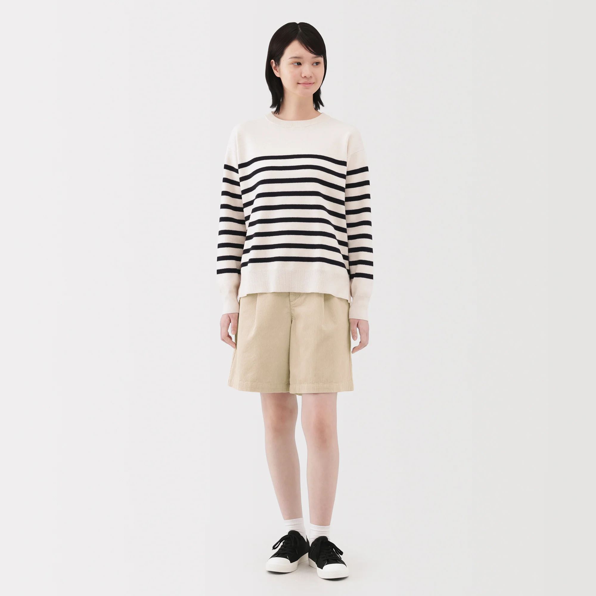 Kapok Blend Corduroy Culottes