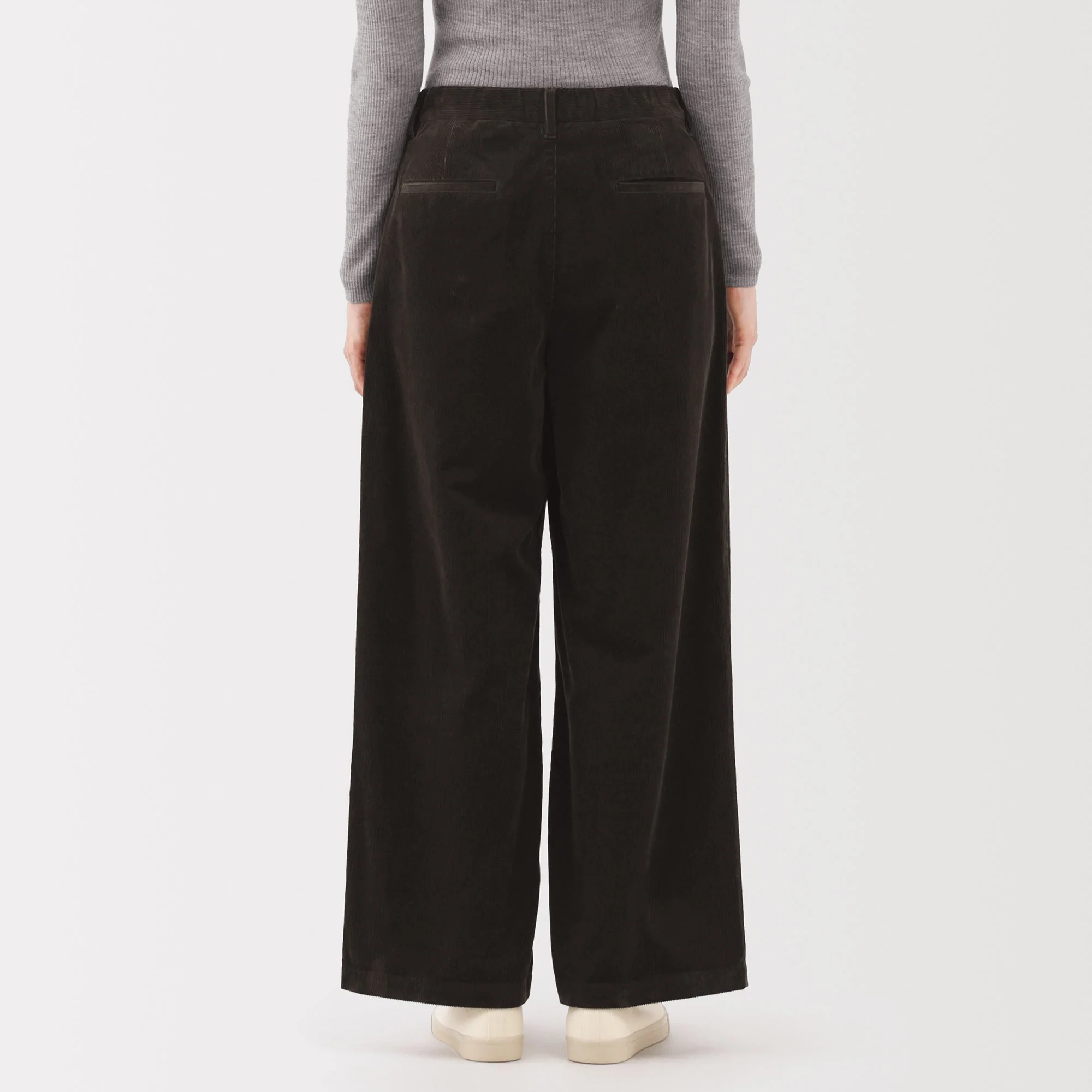 Kapok Blend Corduroy Wide Pants - Image 24
