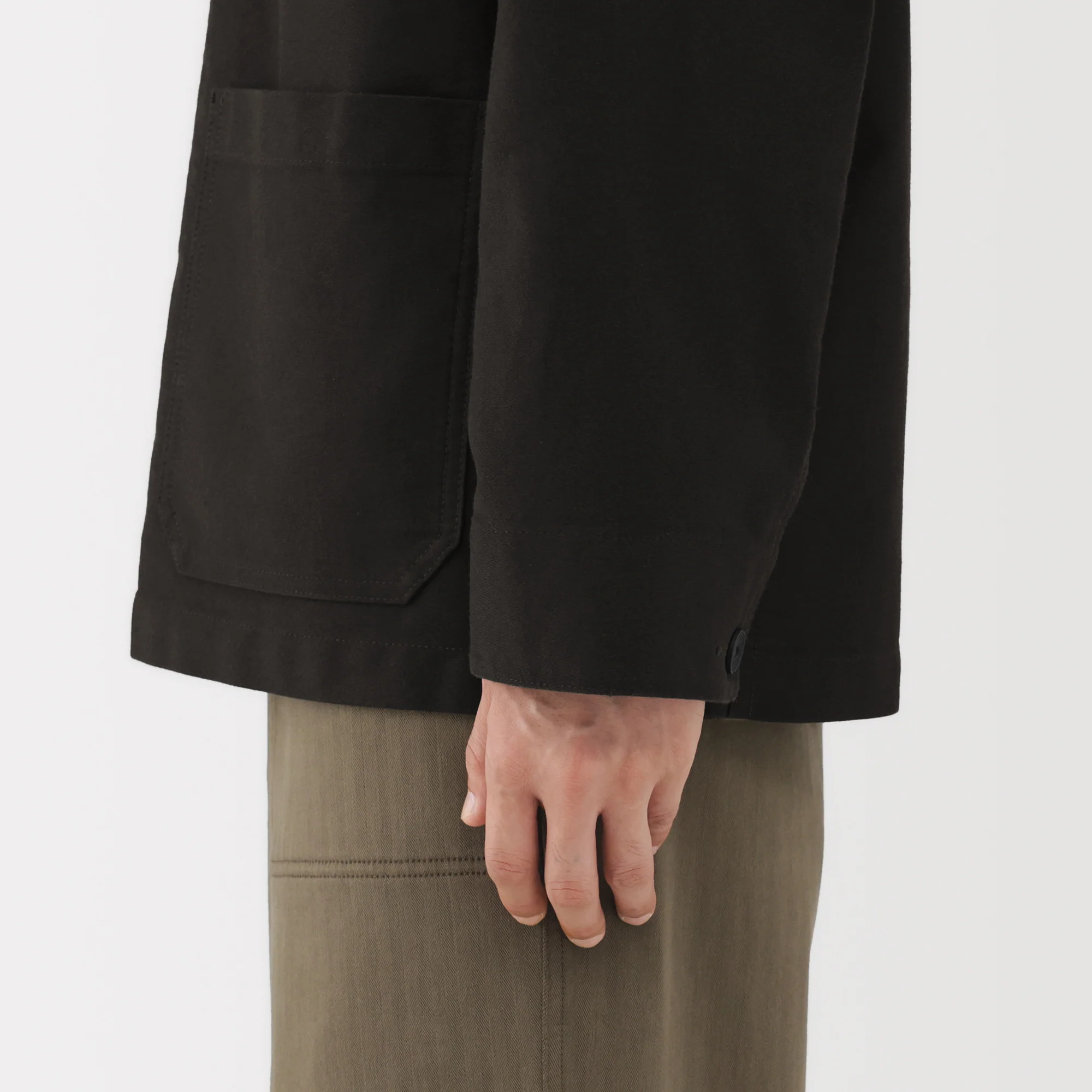 Kapok Blend Corduroy Work Jacket - Image 8