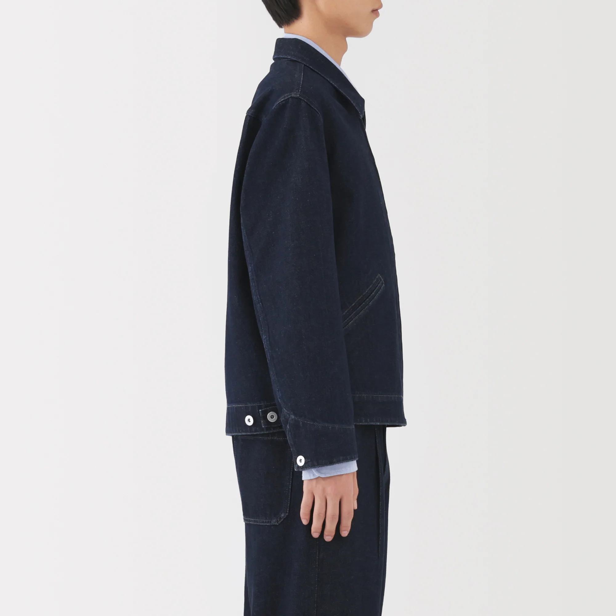 Kapok Blend Denim Blouson - Image 5