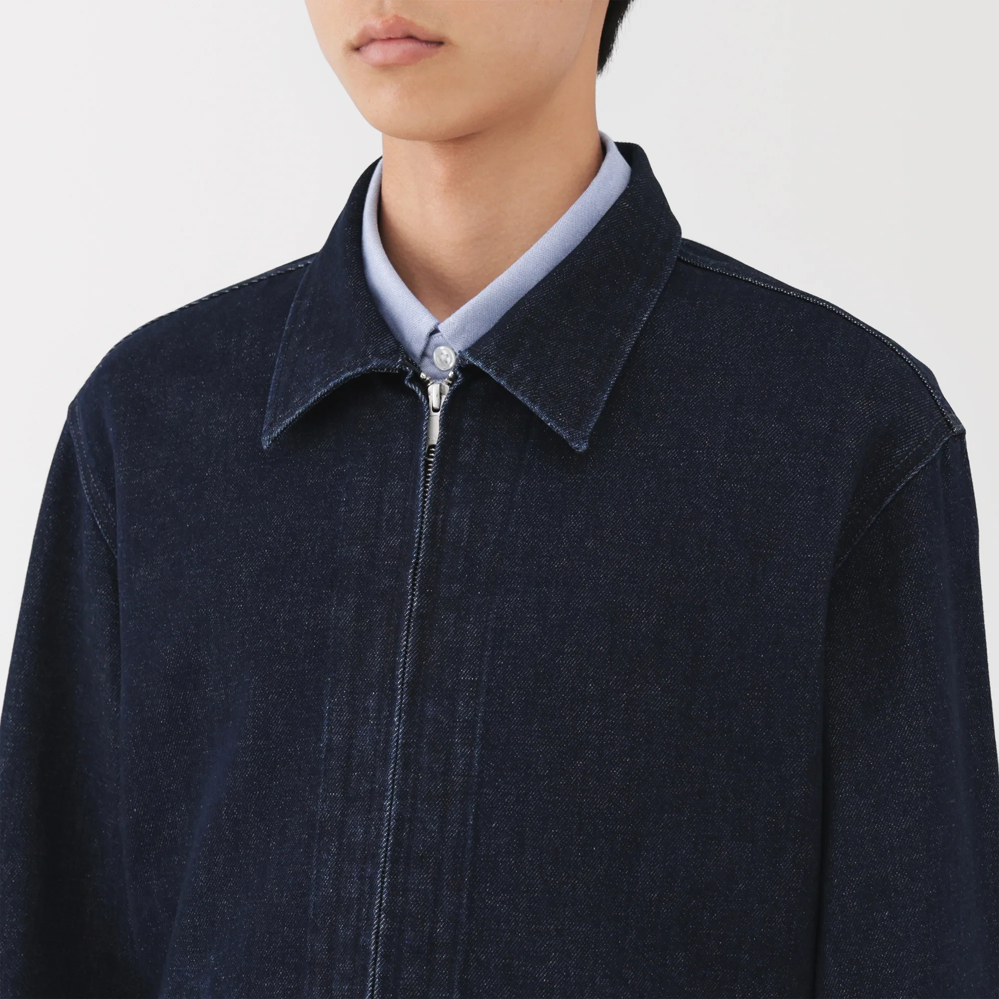 Kapok Blend Denim Blouson - Image 7
