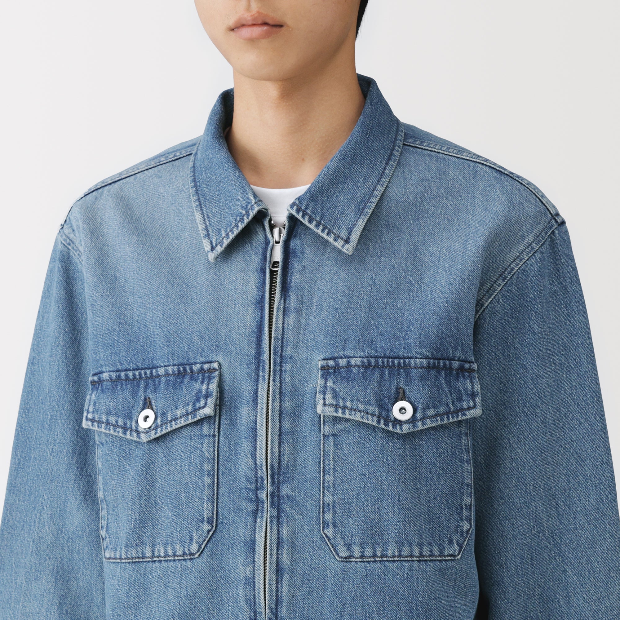 Kapok Blend Denim Blouson - Image 16