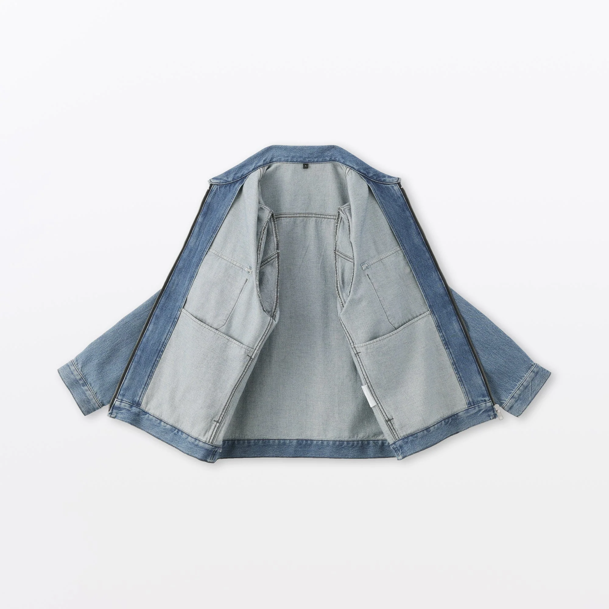 Kapok Blend Denim Blouson - Image 9