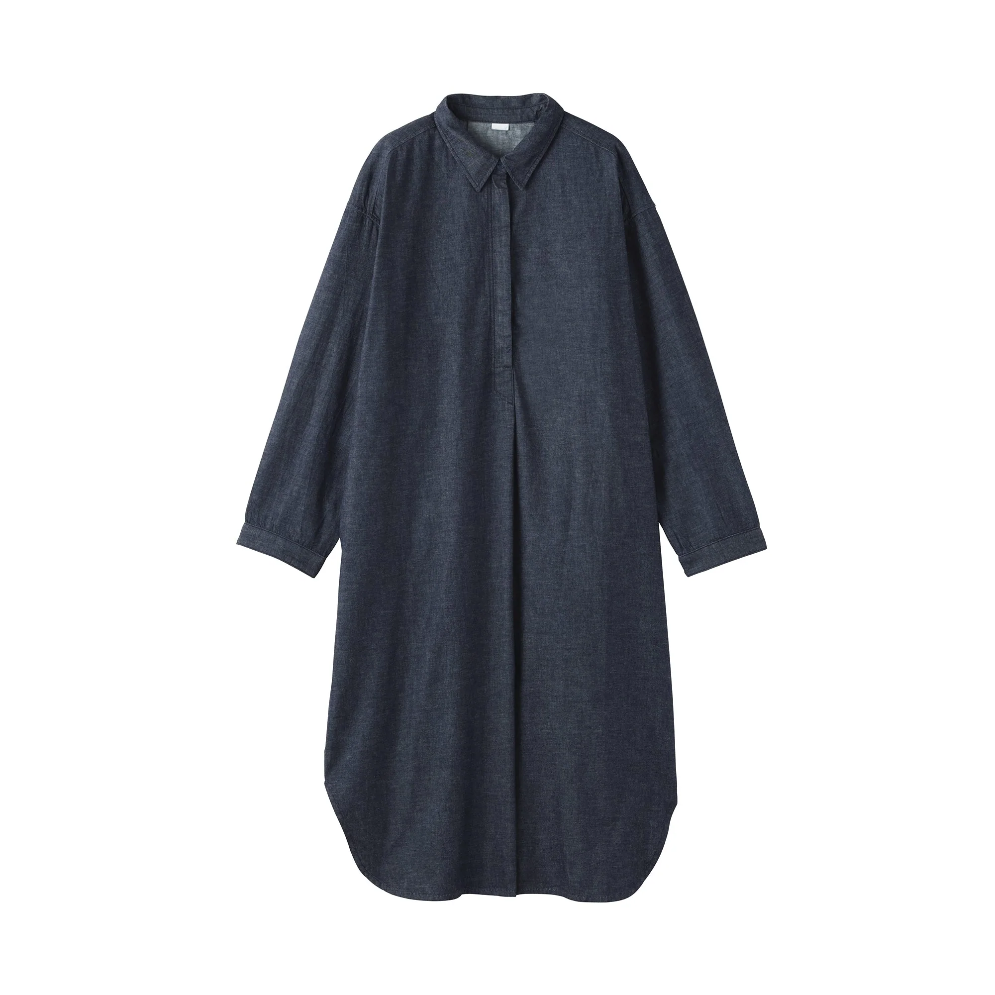 Kapok Blend Denim Dress - Image 9