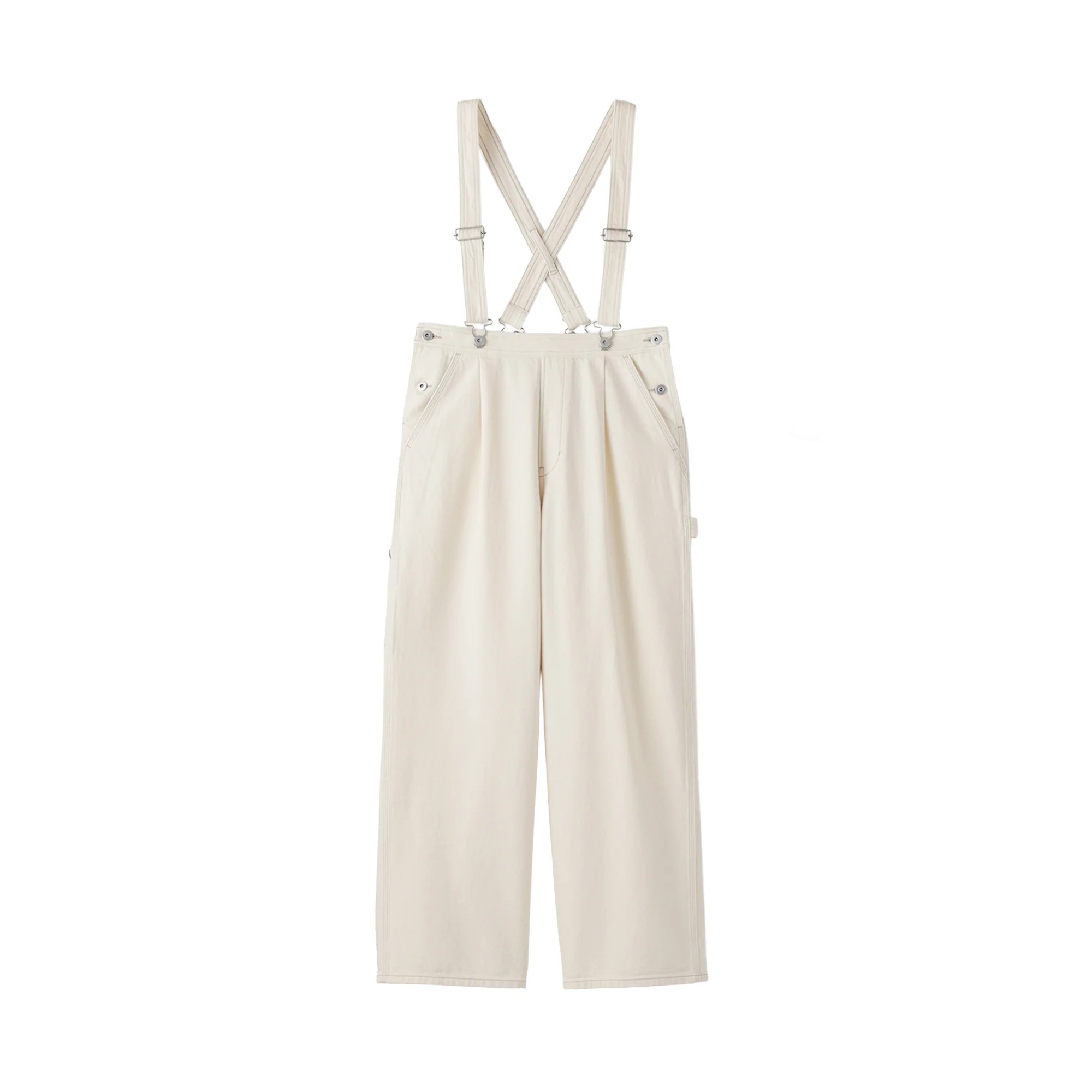 Kapok Blend Denim Overall Pants - Image 11