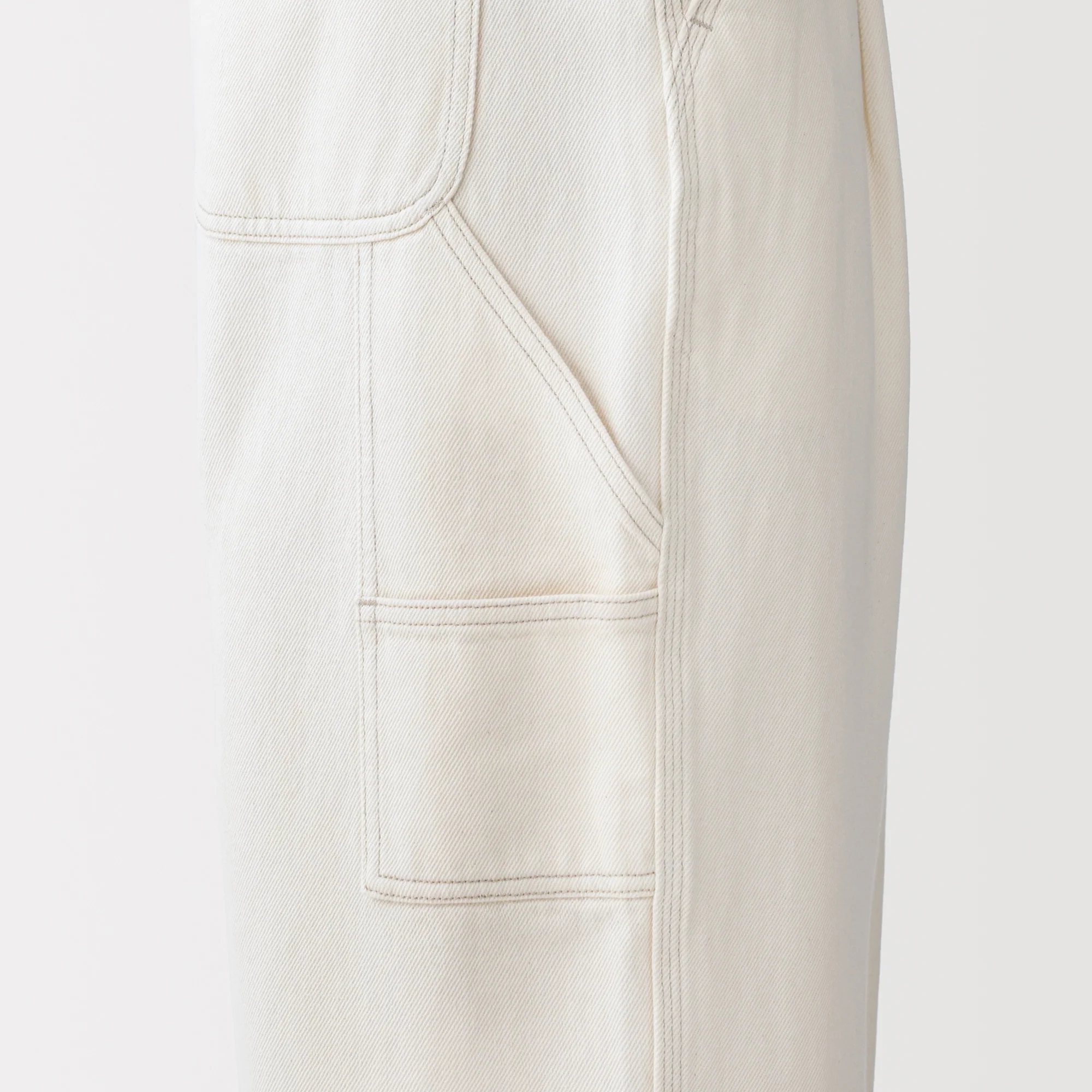 Kapok Blend Denim Overall Pants - Image 9