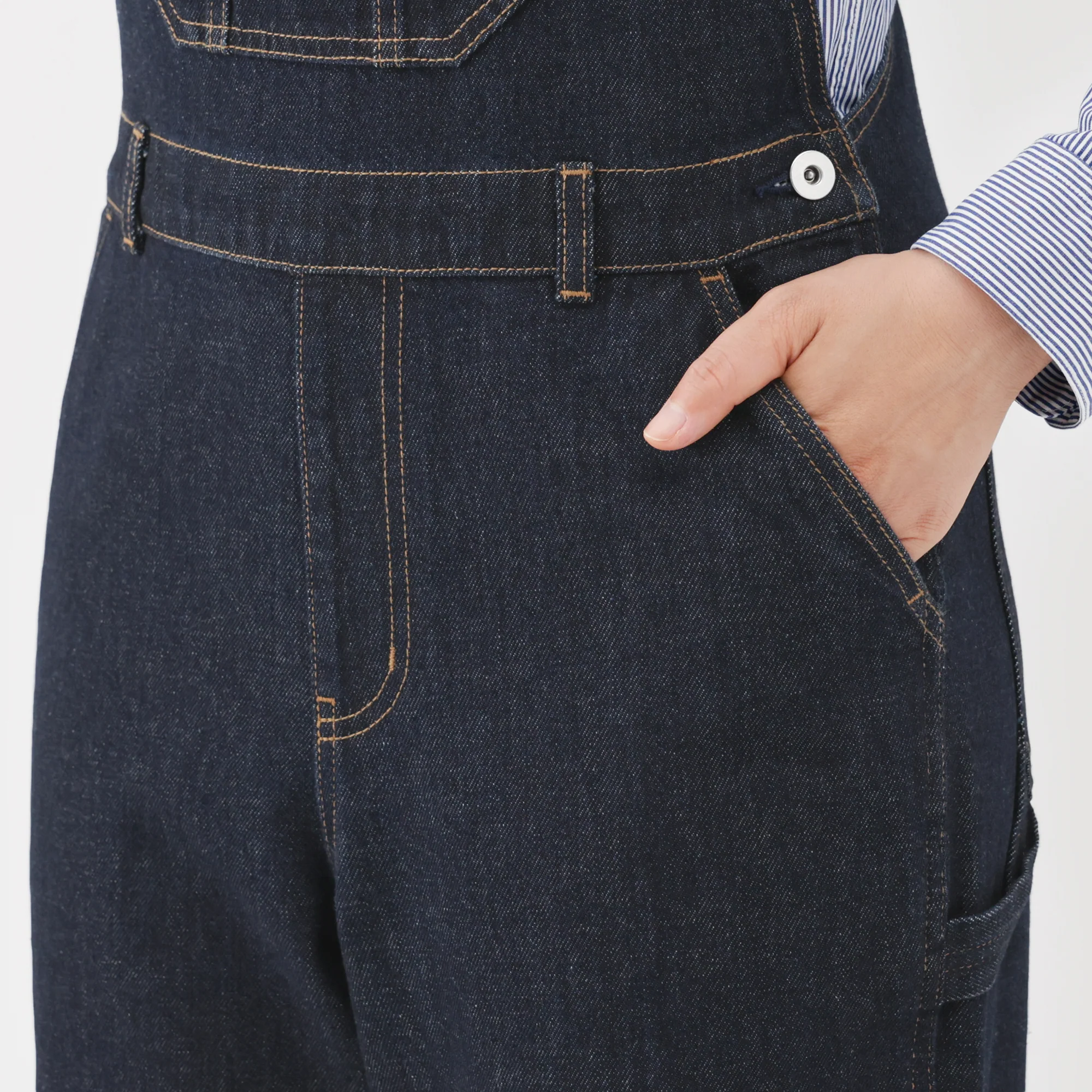 Kapok Blend Denim Overalls - Image 8