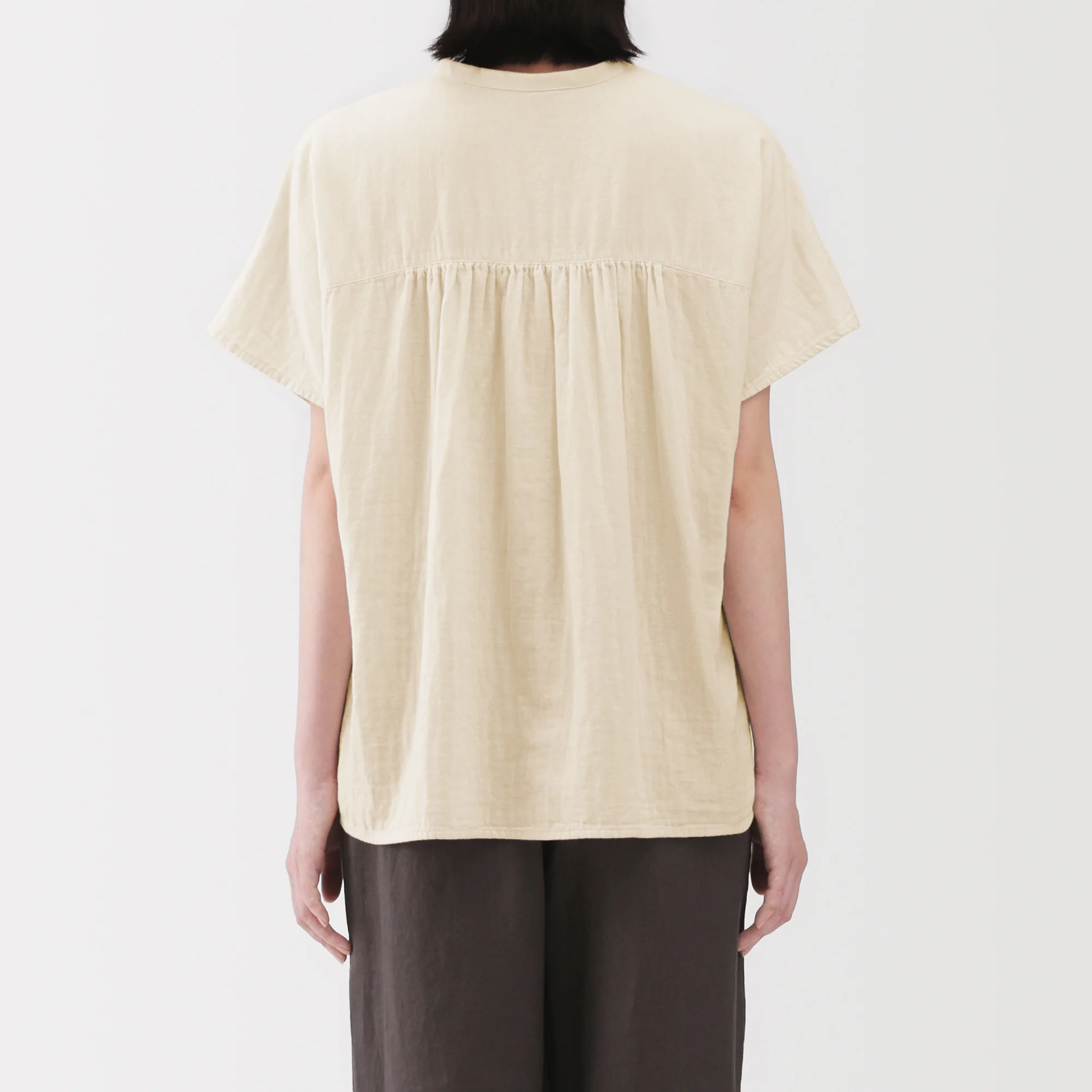 Kapok Blend Double Gauze Blouse - Image 30