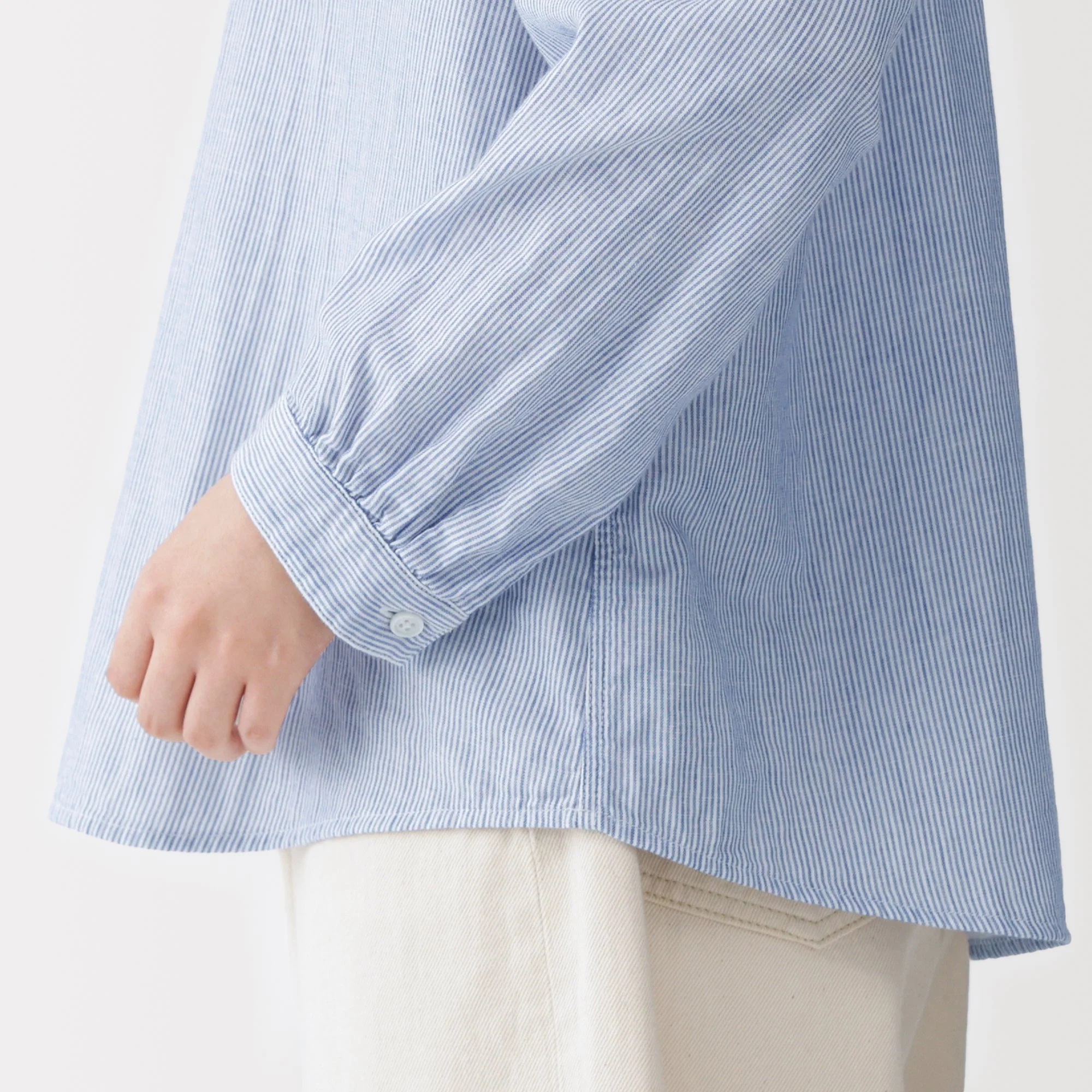 Kapok Blend Double Gauze Blouse - Image 16