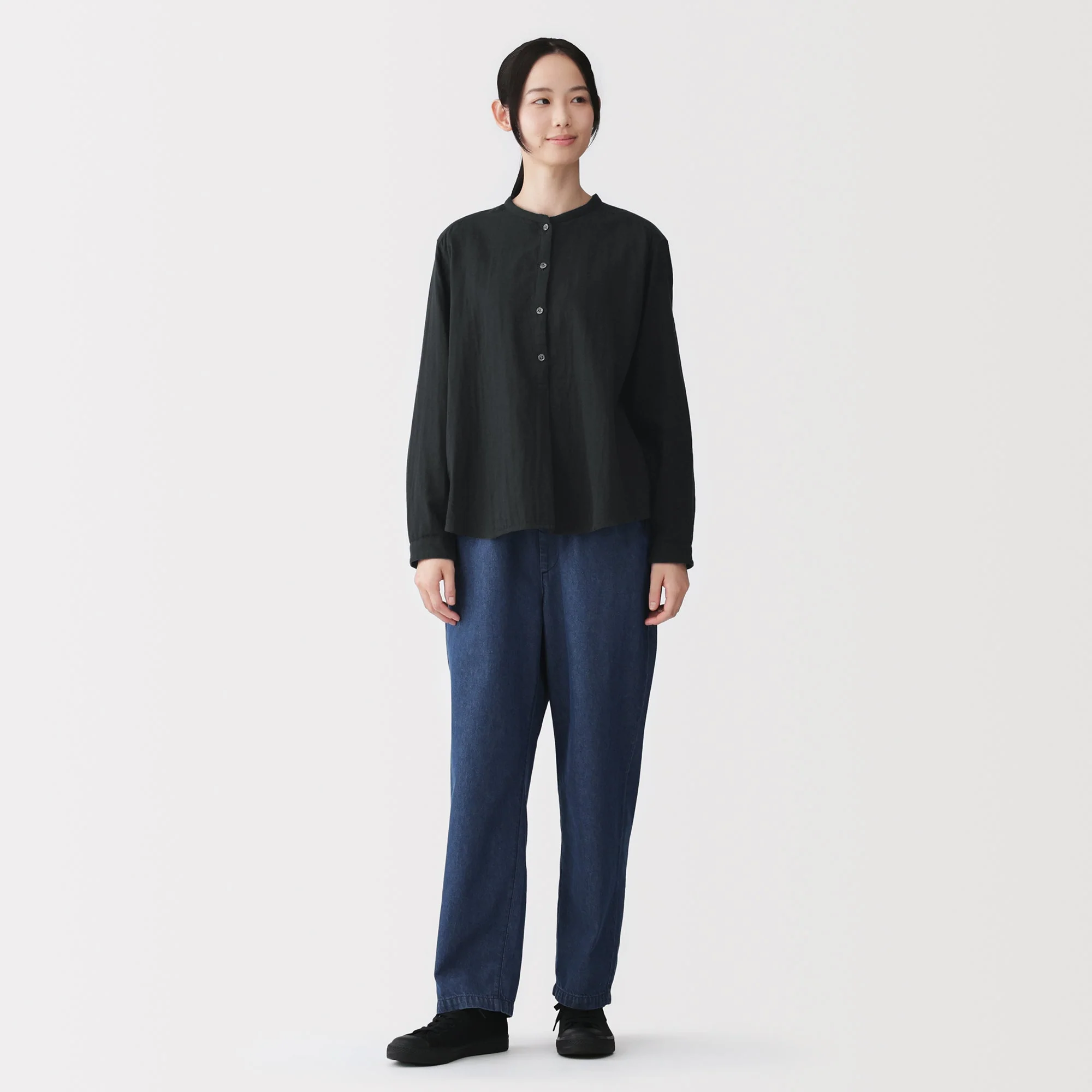 Kapok Blend Double Gauze Blouse - Image 31