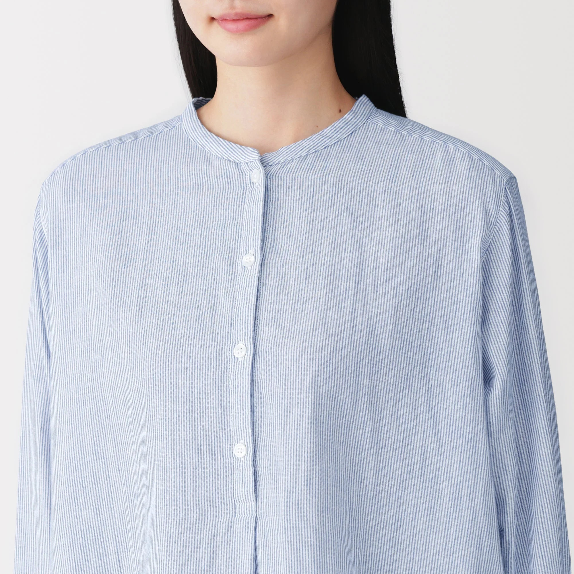 Kapok Blend Double Gauze Blouse - Image 34