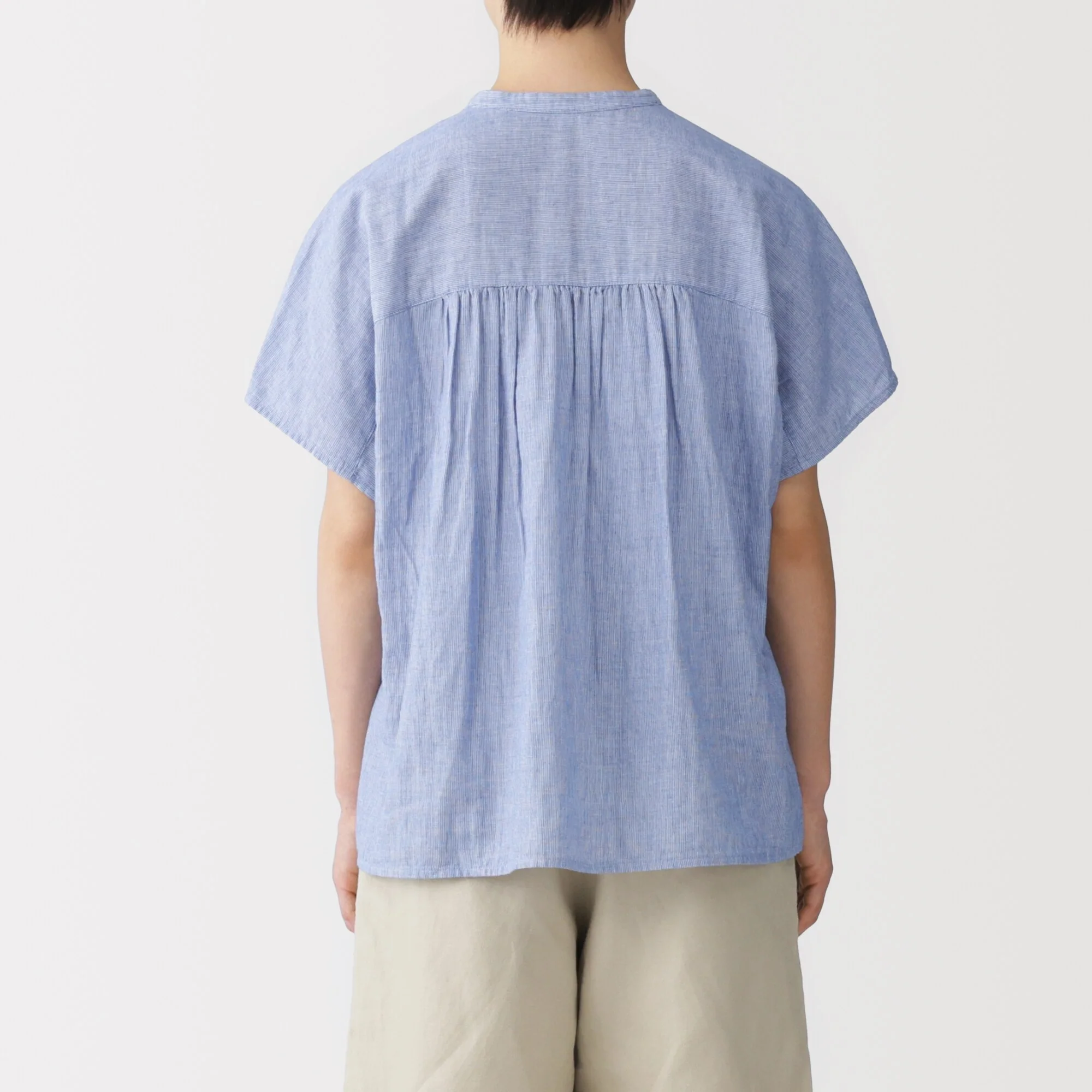 Kapok Blend Double Gauze Blouse - Image 14