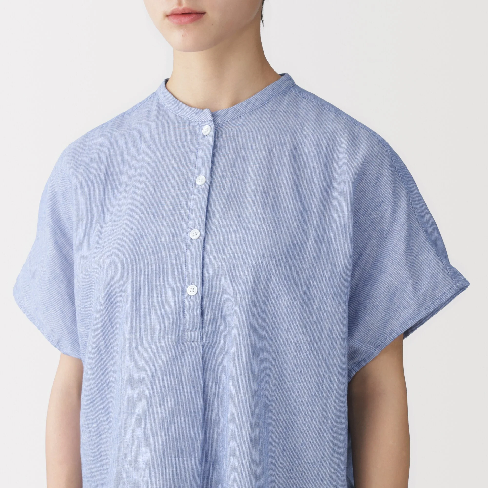 Kapok Blend Double Gauze Blouse - Image 23