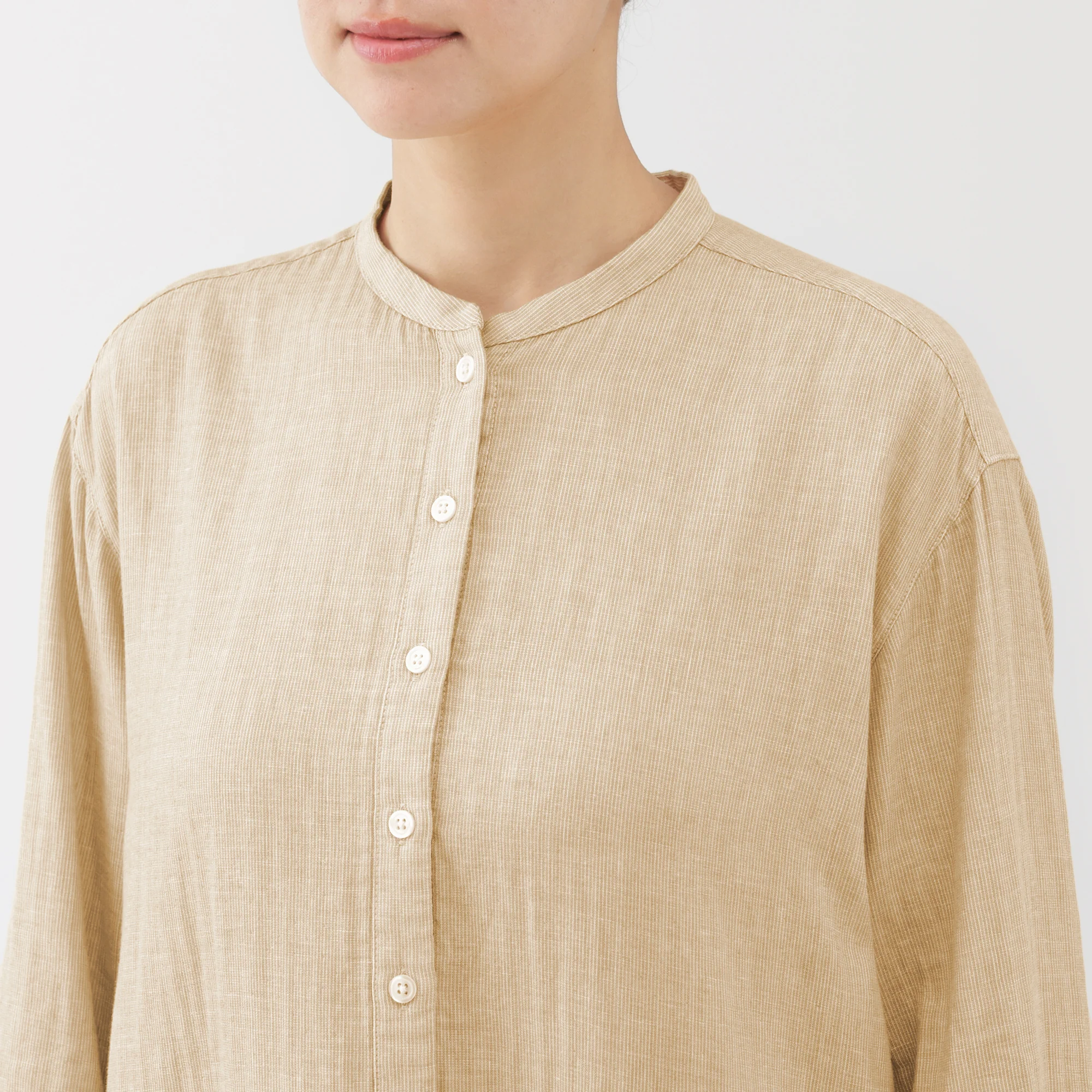 Kapok Blend Double Gauze Dress - Image 15