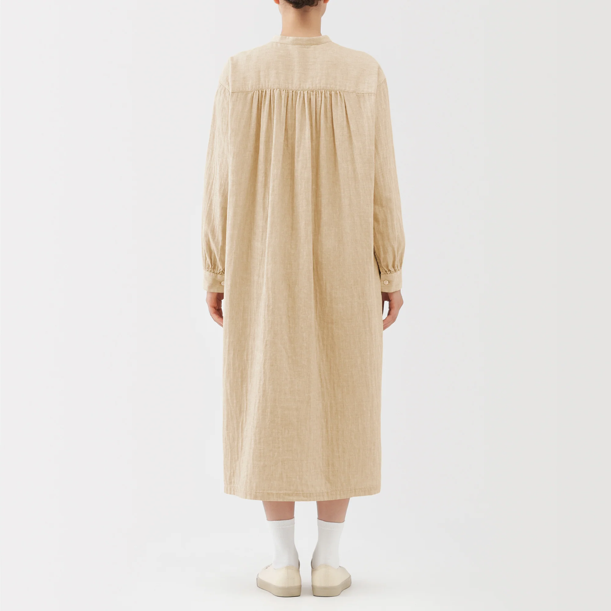 Kapok Blend Double Gauze Dress - Image 22
