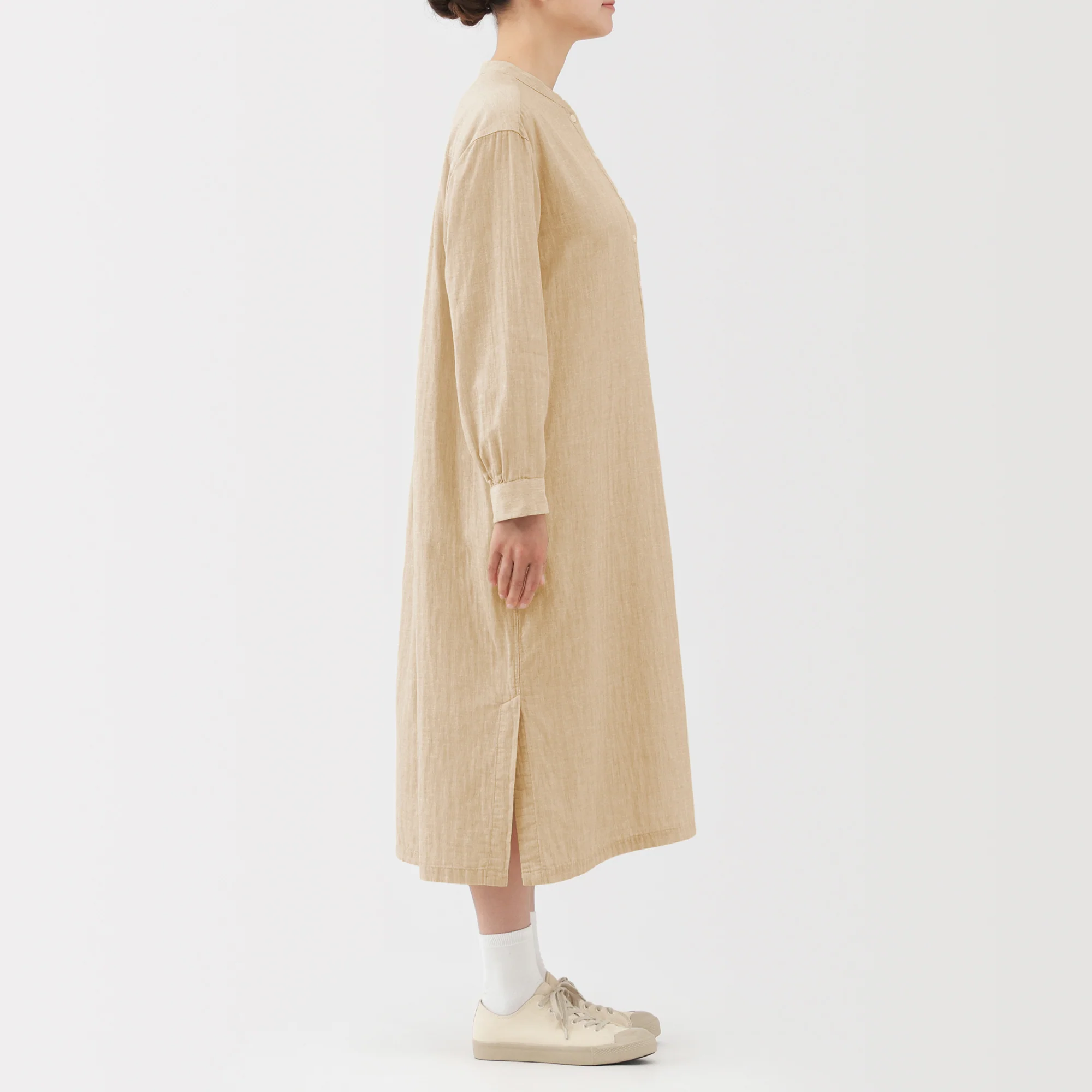Kapok Blend Double Gauze Dress - Image 5