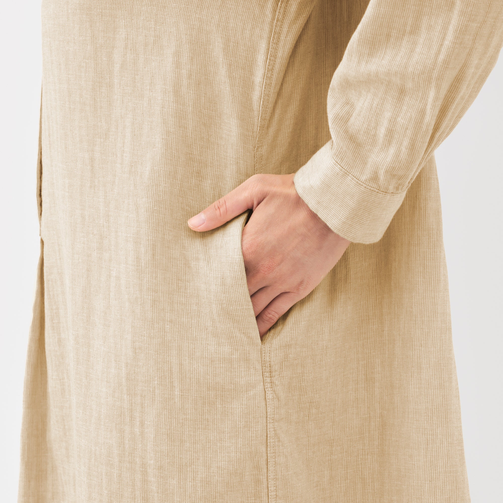 Kapok Blend Double Gauze Dress - Image 8