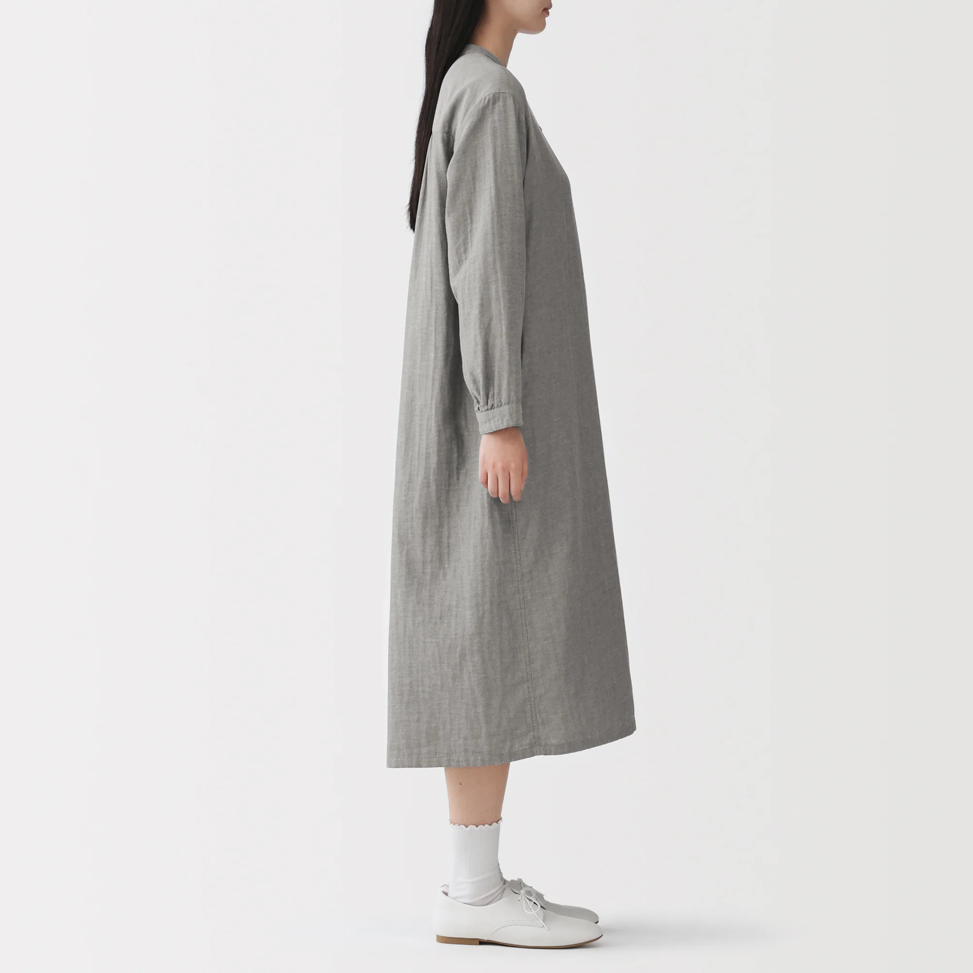 Kapok Blend Double Gauze Dress - Image 20