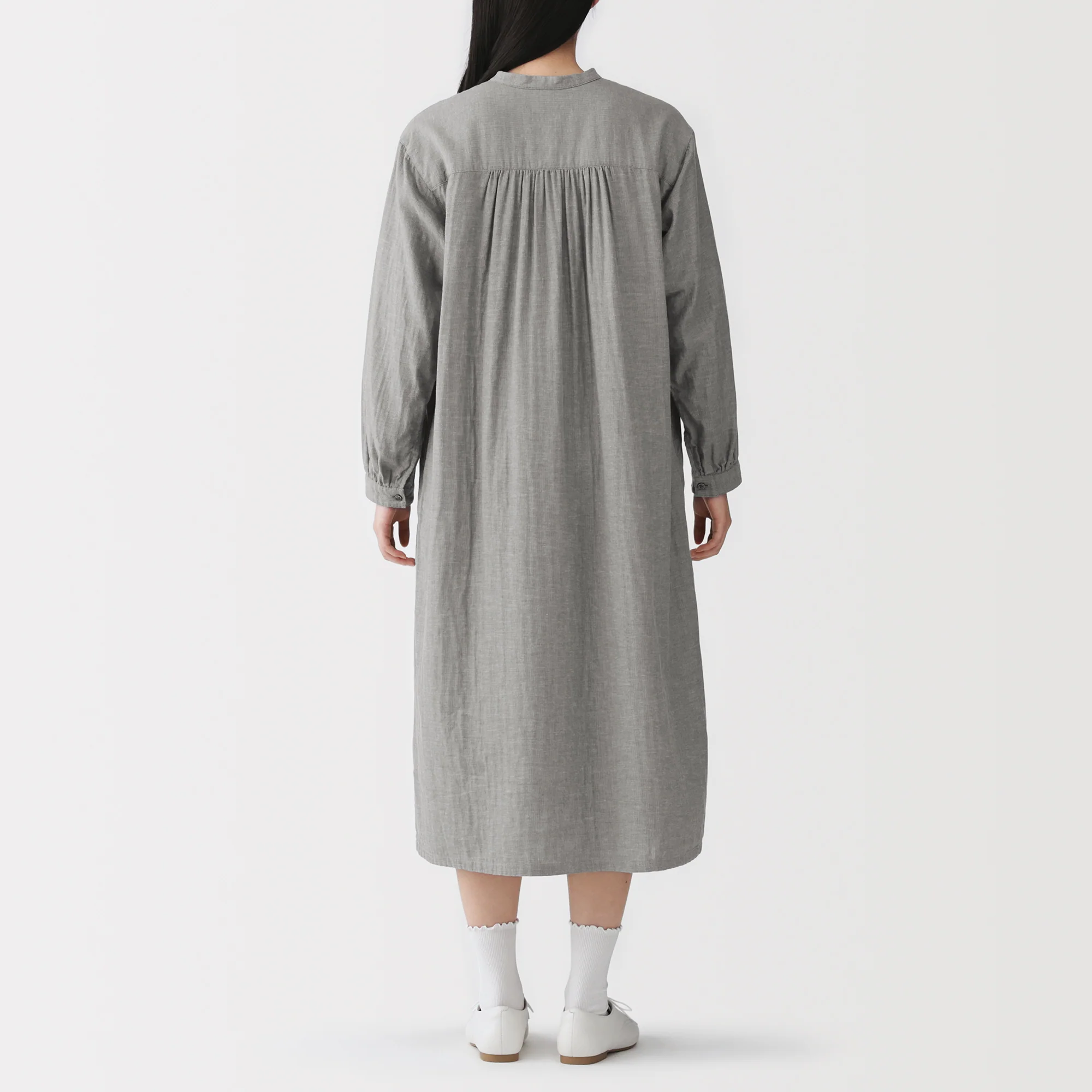 Kapok Blend Double Gauze Dress - Image 29