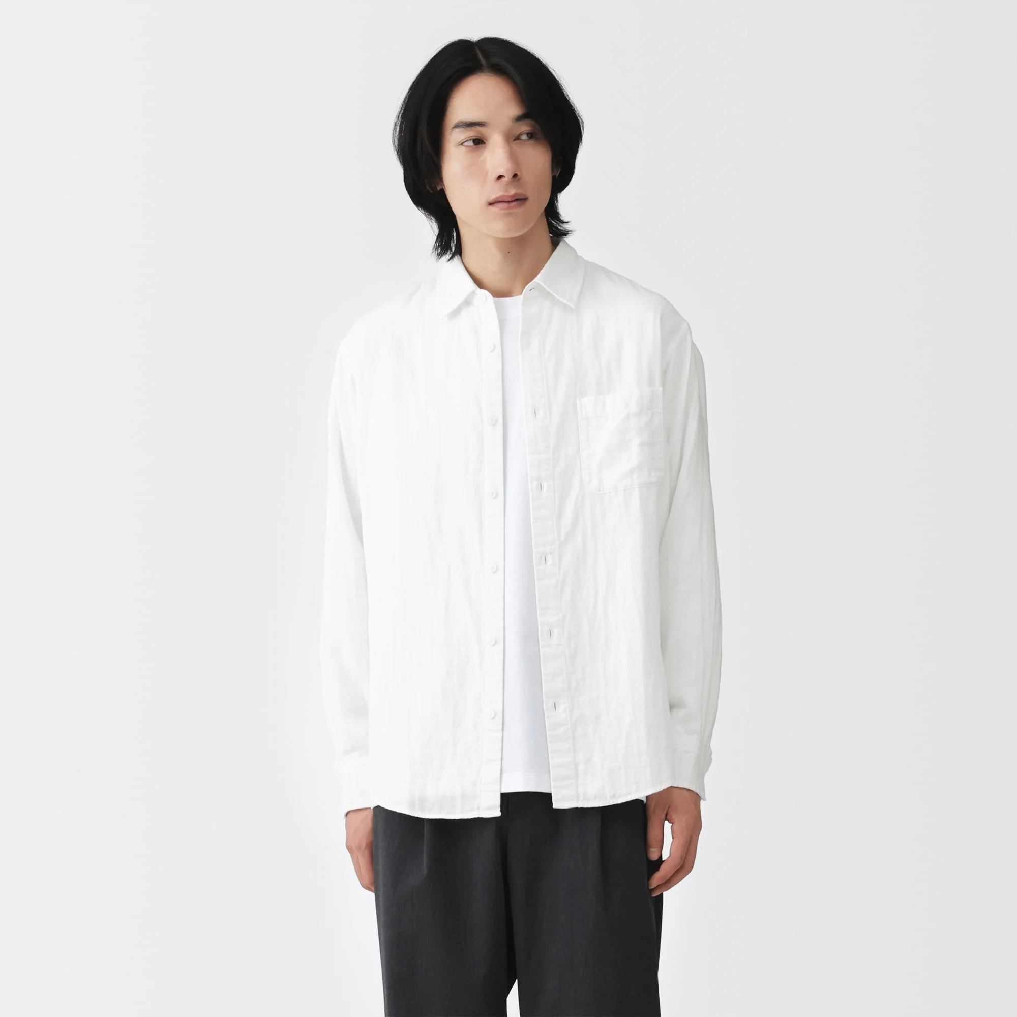 Kapok Blend Double Gauze Shirt - Image 12