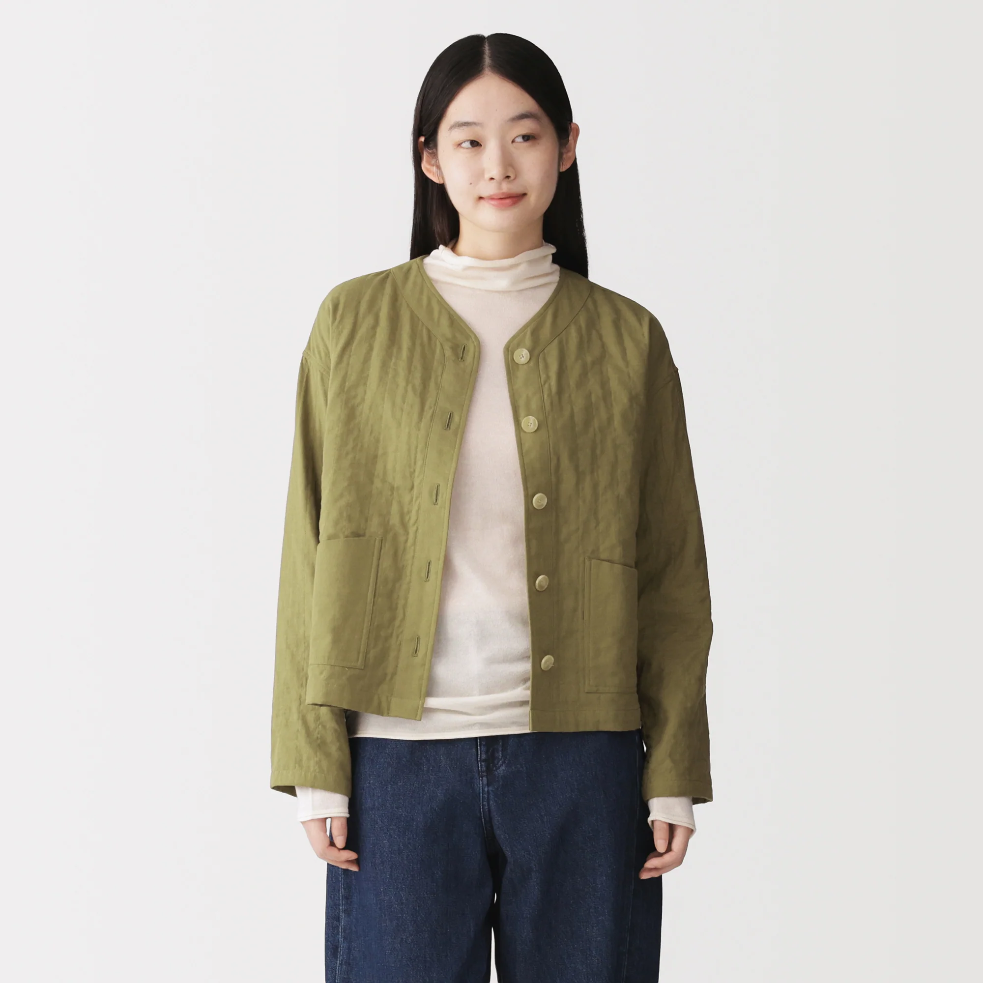Kapok Blend Quilted Jacket - Image 3