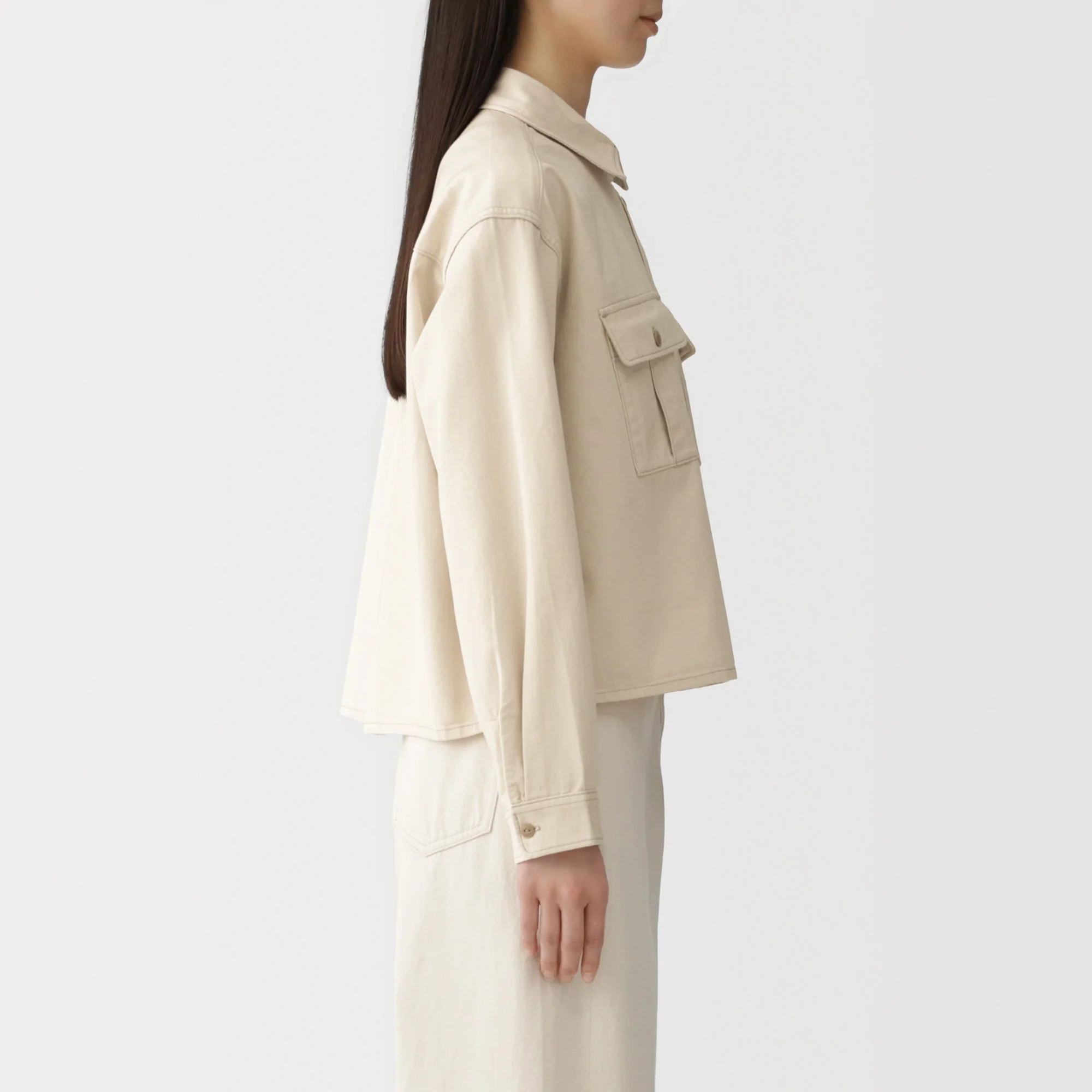 Kapok Blend Twill Shirt - Image 13