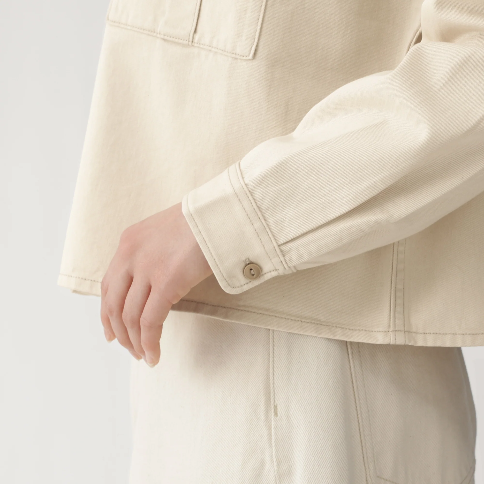 Kapok Blend Twill Shirt - Image 16