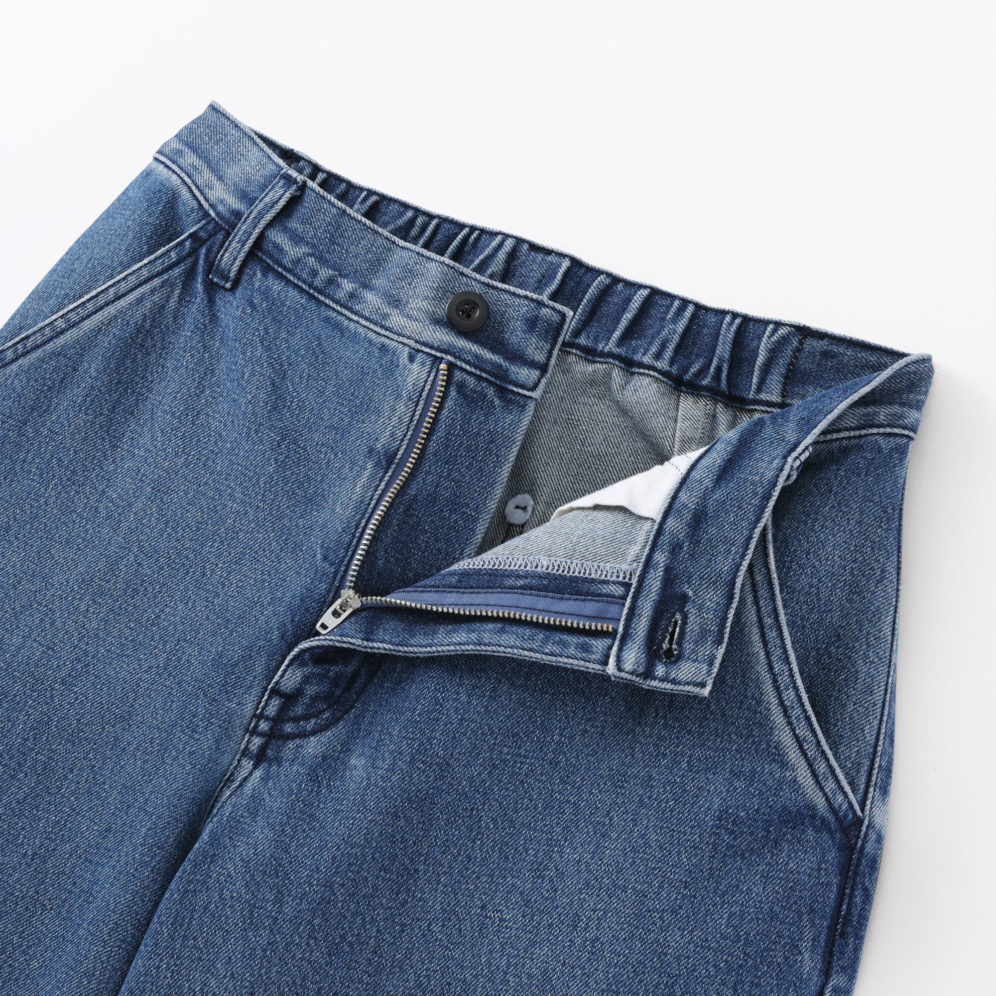 Kapok Denim Wide Tapered Pants - Image 18