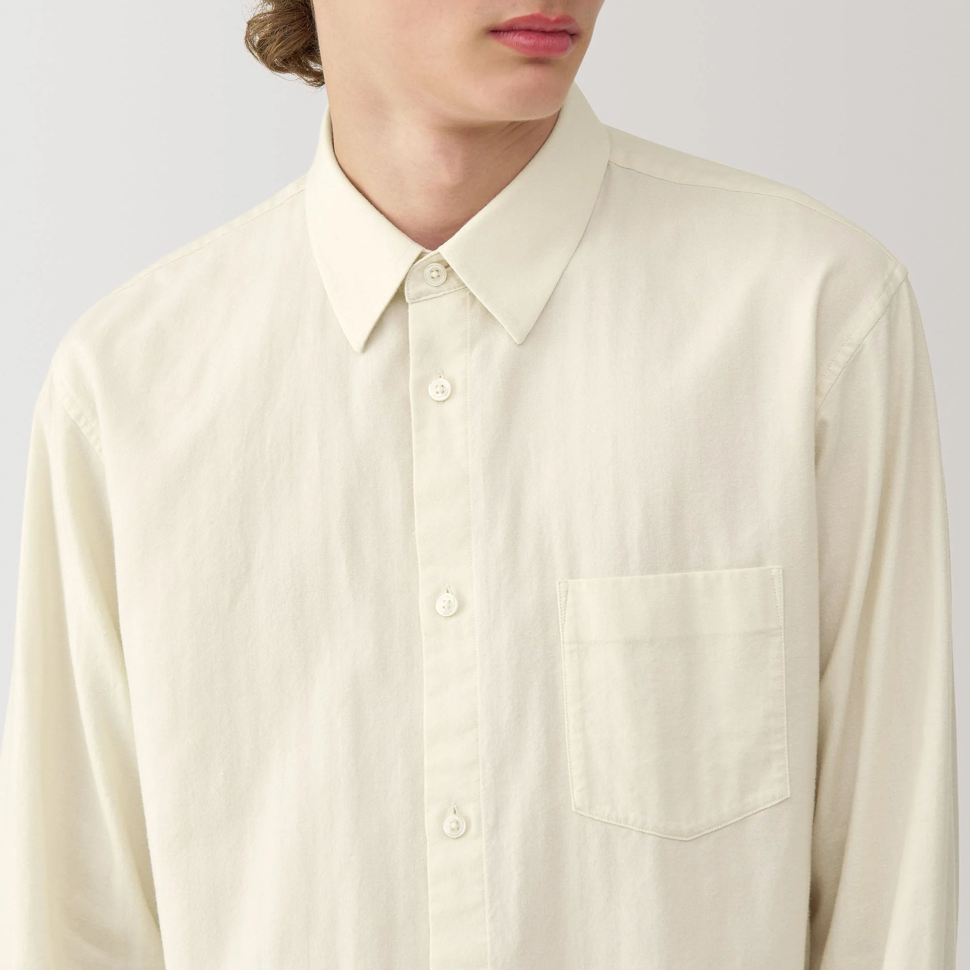 Labo Brushed Herringbone Shirt - Image 24