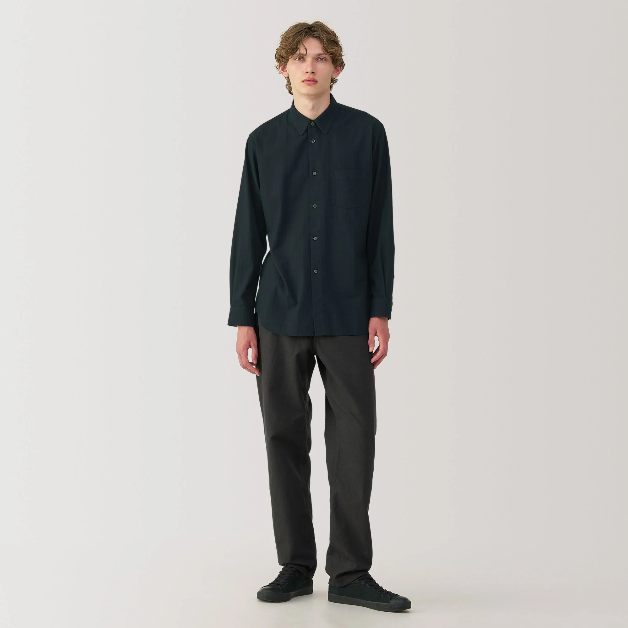 Labo Brushed Herringbone Shirt - Image 3