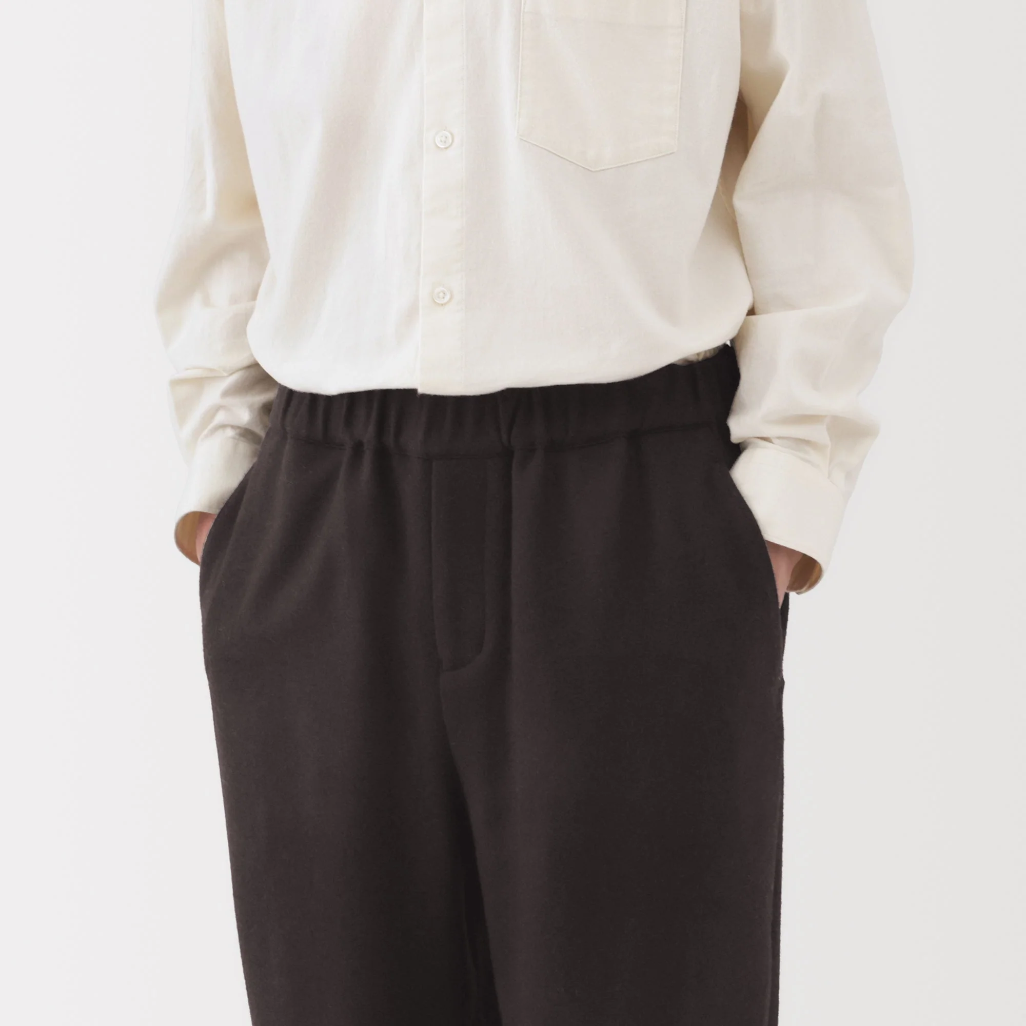 Labo Cashmere Mix Easy Pants - Image 16