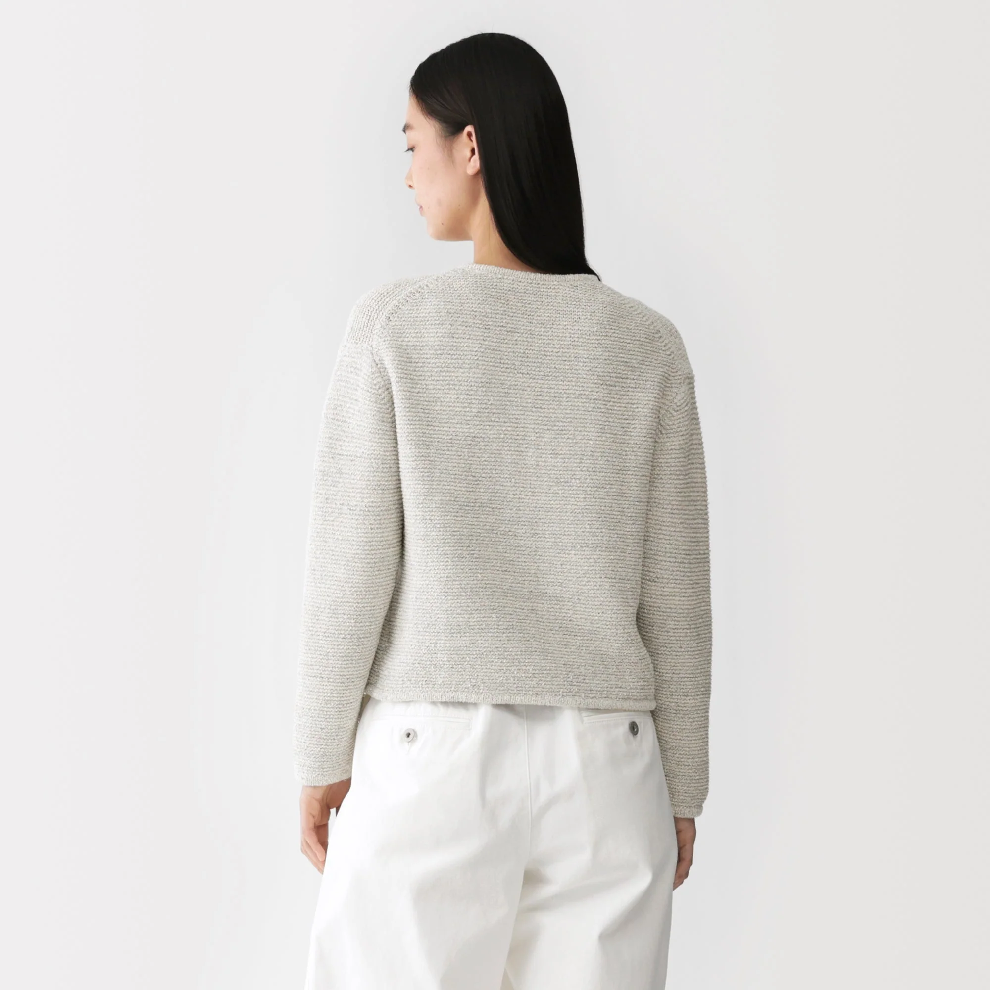Labo Cotton Blend Loop Yarn Jacket - Image 6