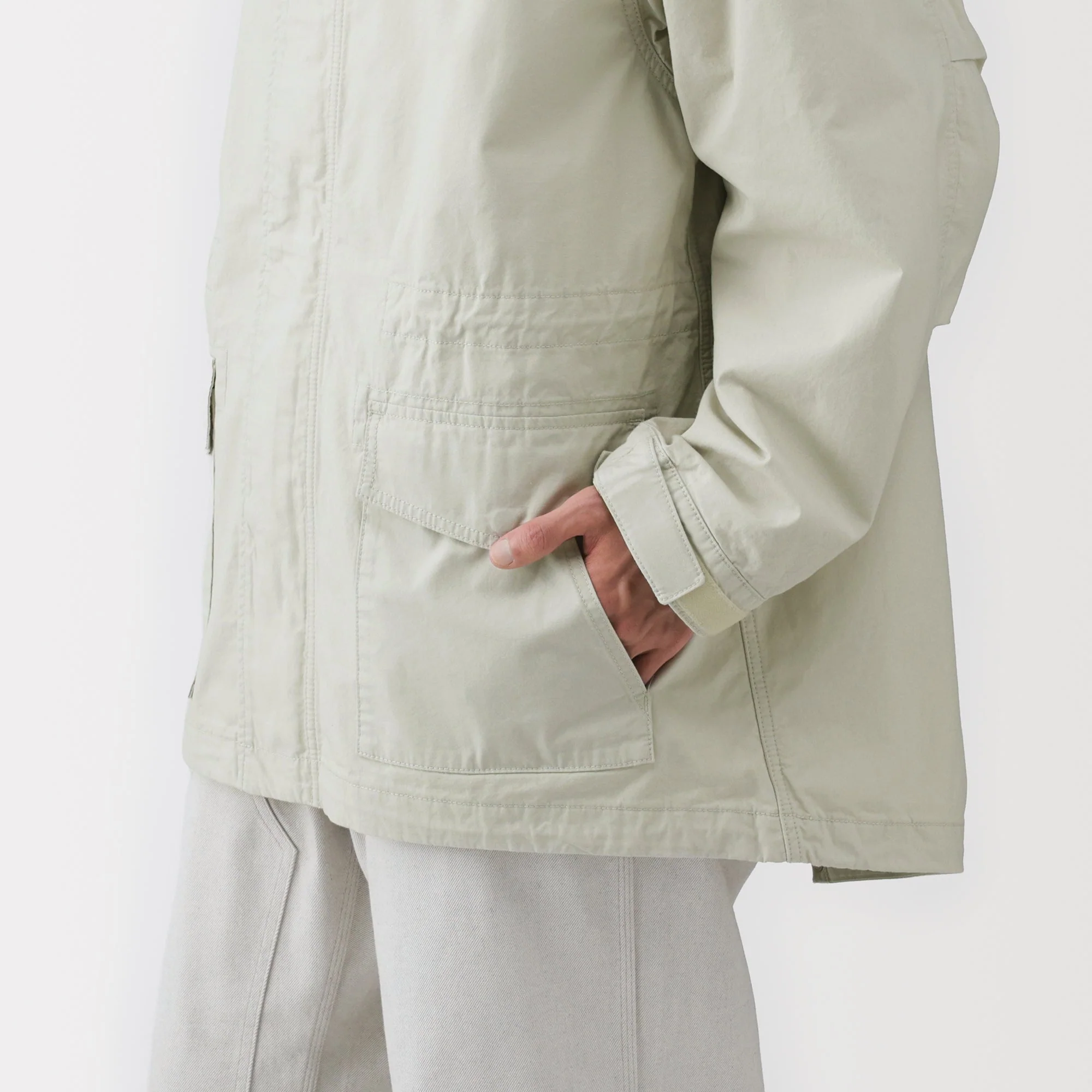 Labo Cotton Canvas Hooded Blouson - Image 22
