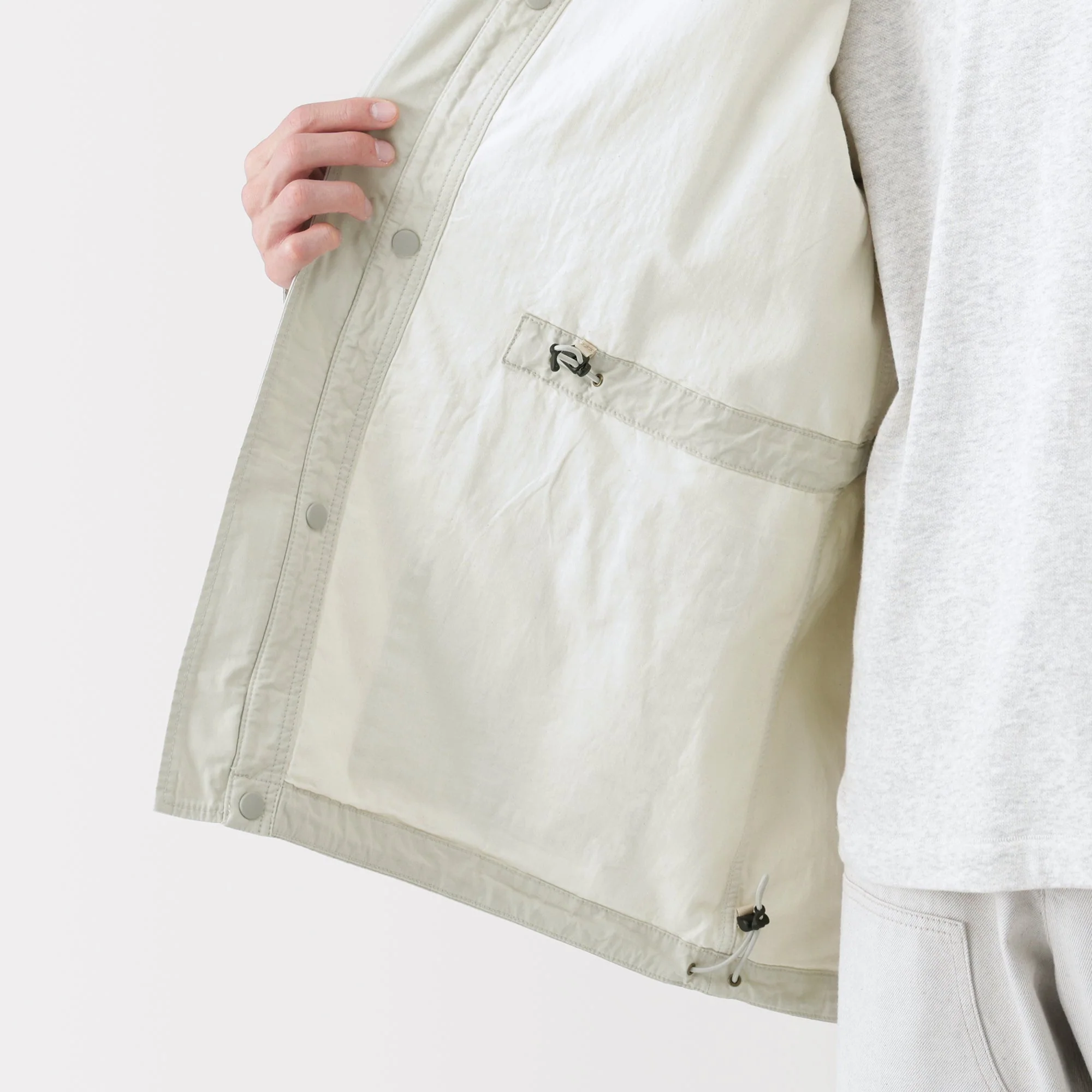 Labo Cotton Canvas Hooded Blouson - Image 24