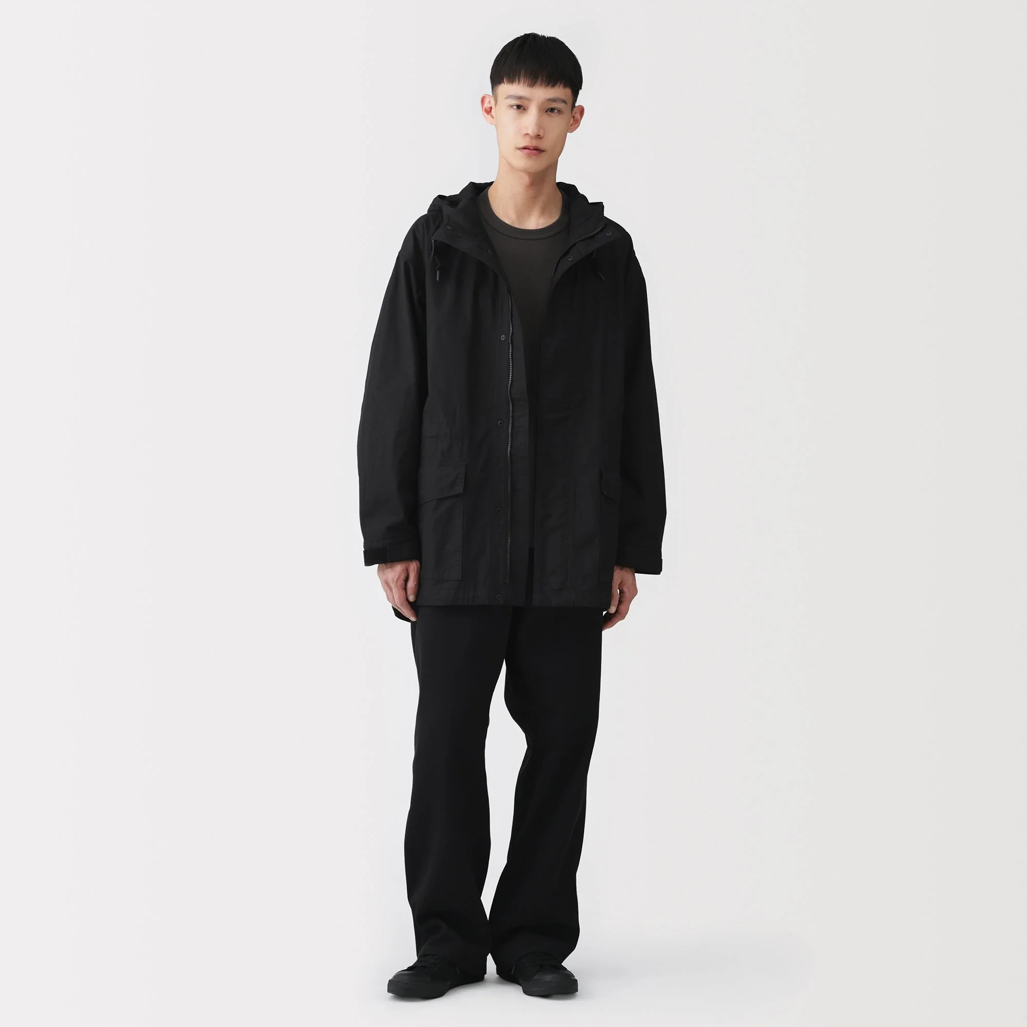 Labo Cotton Canvas Hooded Blouson - Image 4