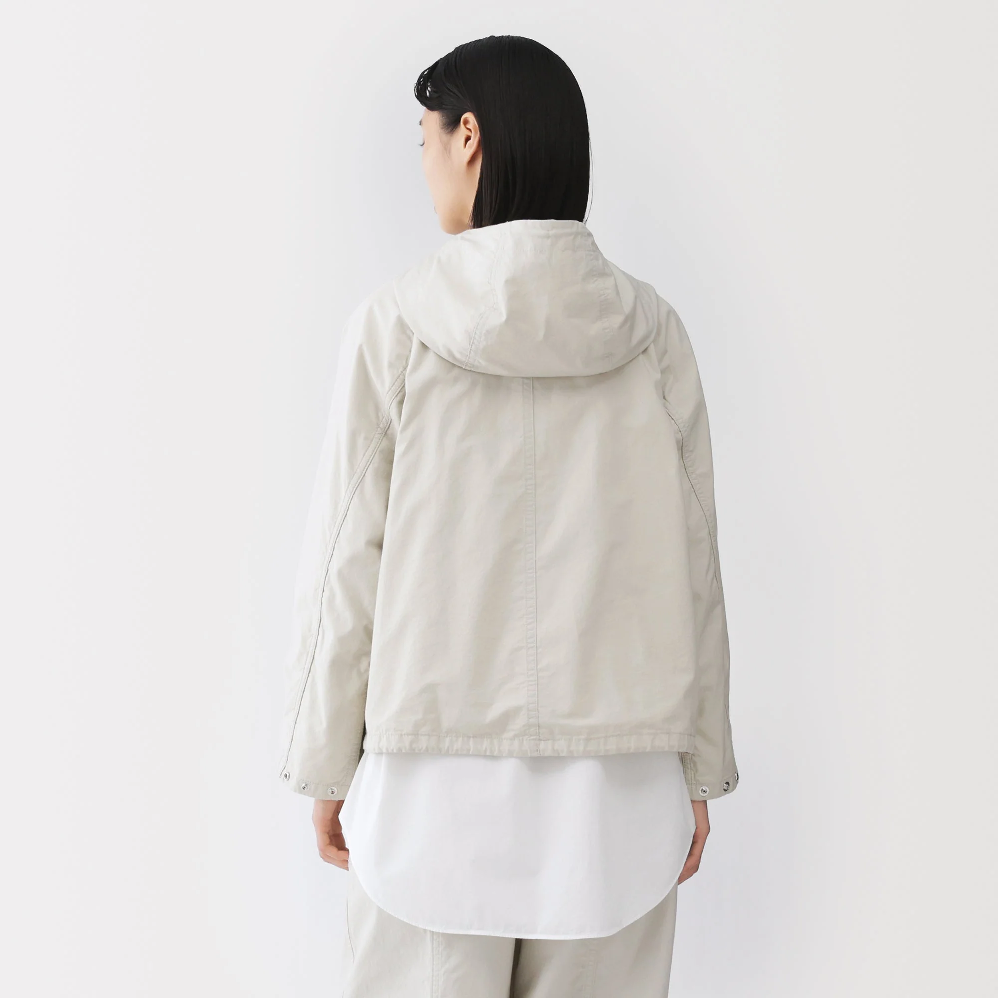 Labo Cotton Canvas Hooded Blouson - Image 6