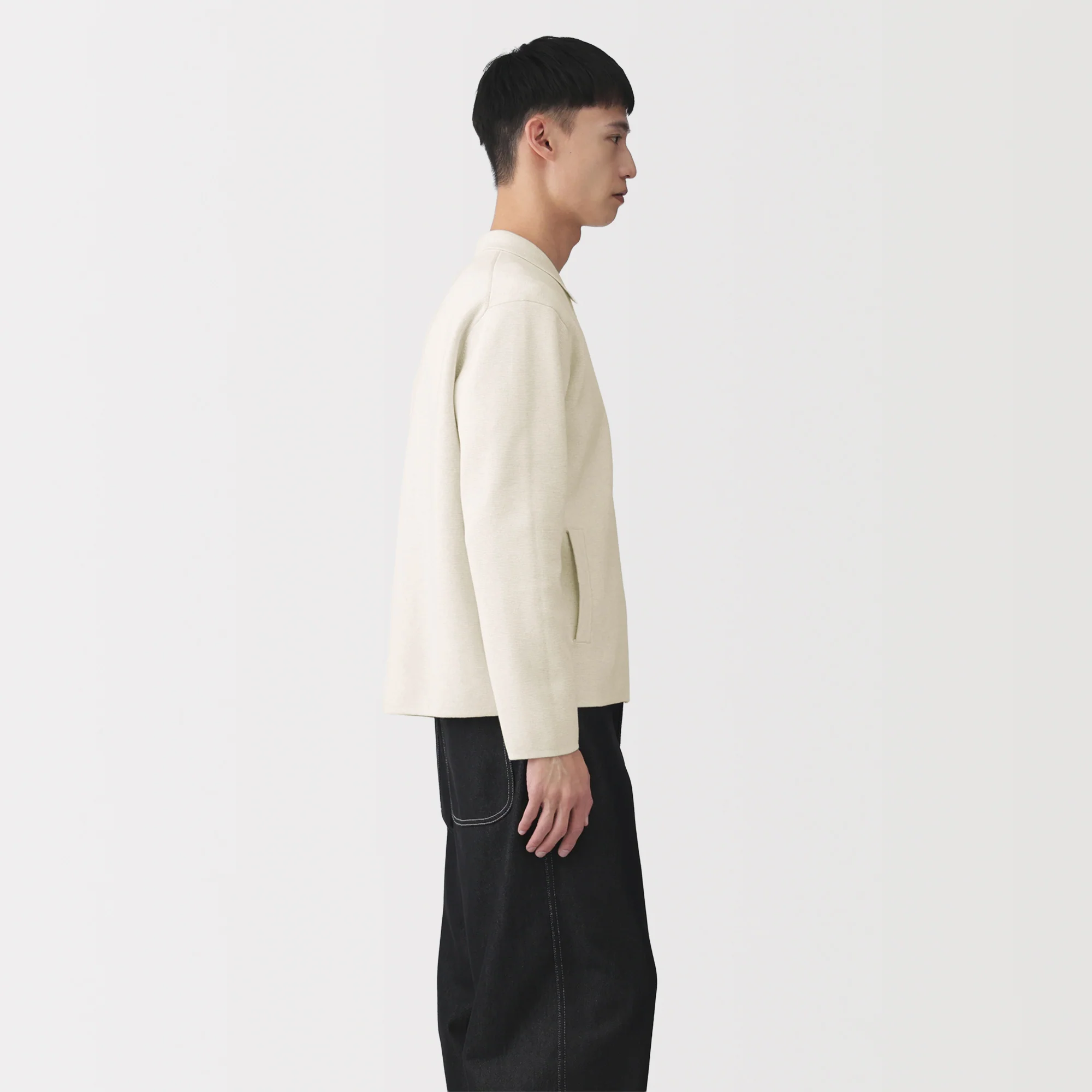 Labo Cotton Milano Rib Zip Cardigan - Image 5