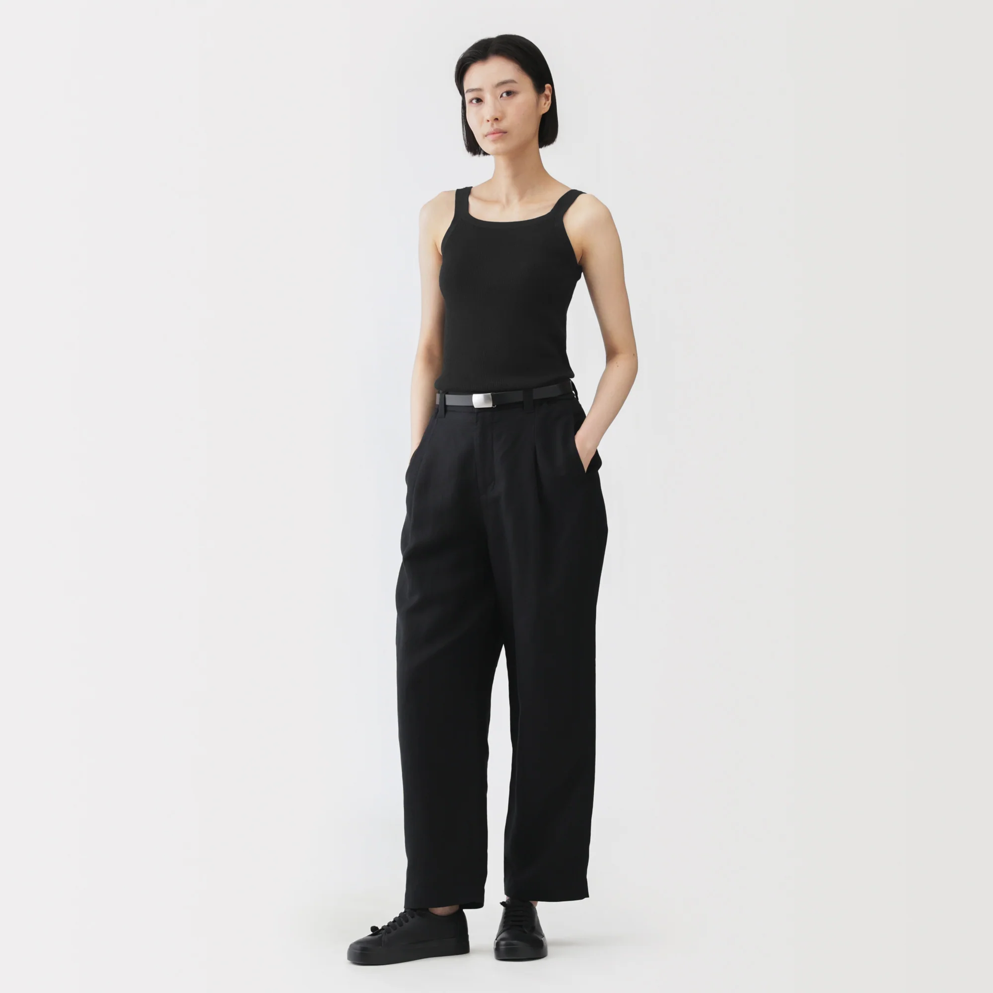 Labo High-Twist Cotton Knit Tank Top - Image 12