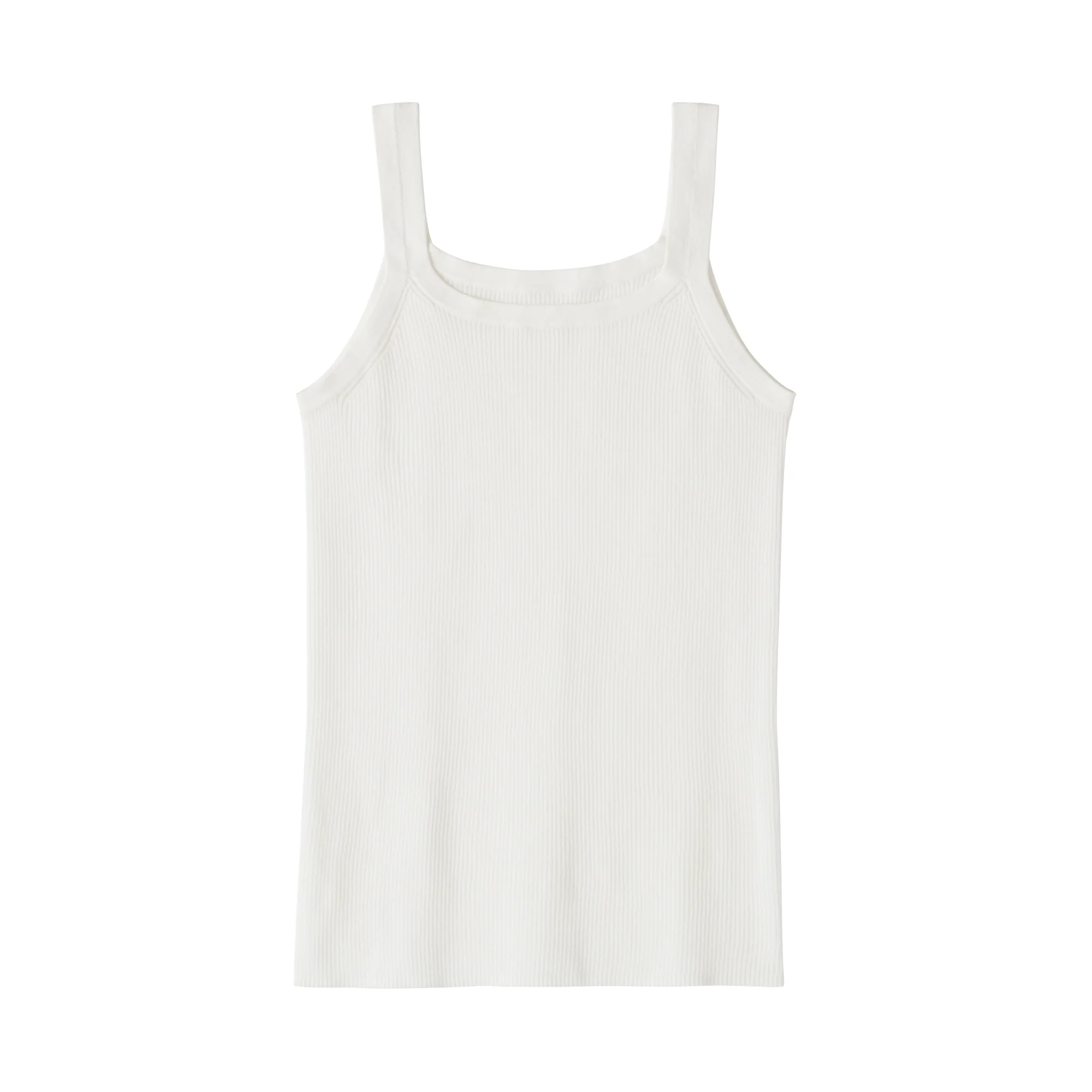 Labo High-Twist Cotton Knit Tank Top - Image 2